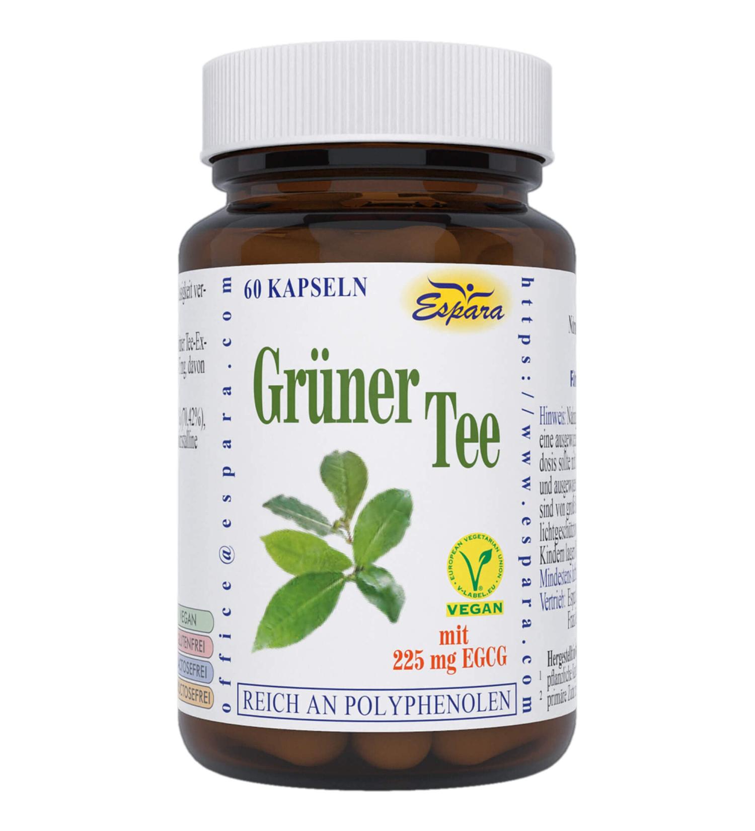 Espara green tea capsules 60st.