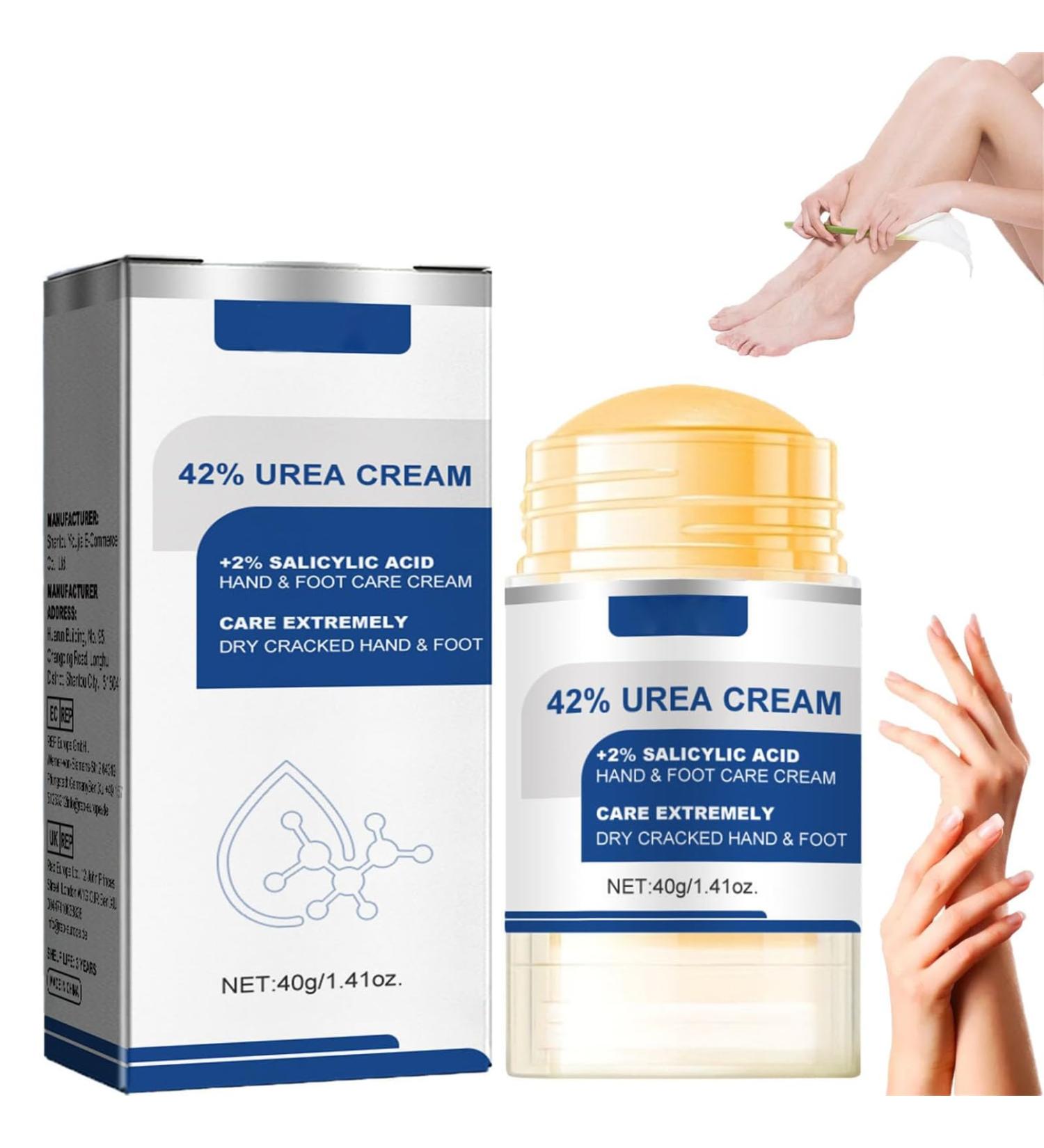 EXQST Foot Cream with 42% Urea for Dry and Cracked Heels Repair Hand and Foot Cream Stick Moisturizing Lotion for Dry Cracked Feet Heel Repair - Buy Online on GoSupps.com
