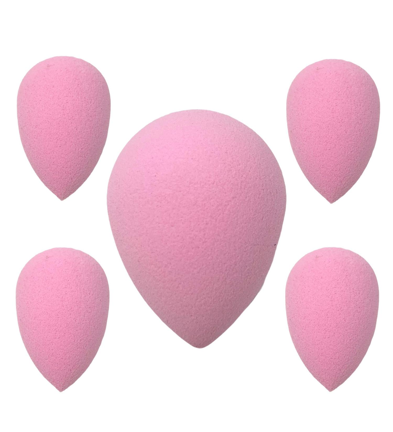 Premium 5-Part Make-Up Sponge Set | Beauty Blender for Foundation BB Cream & Powder | International Shipping Available - Buy Online on GoSupps.com