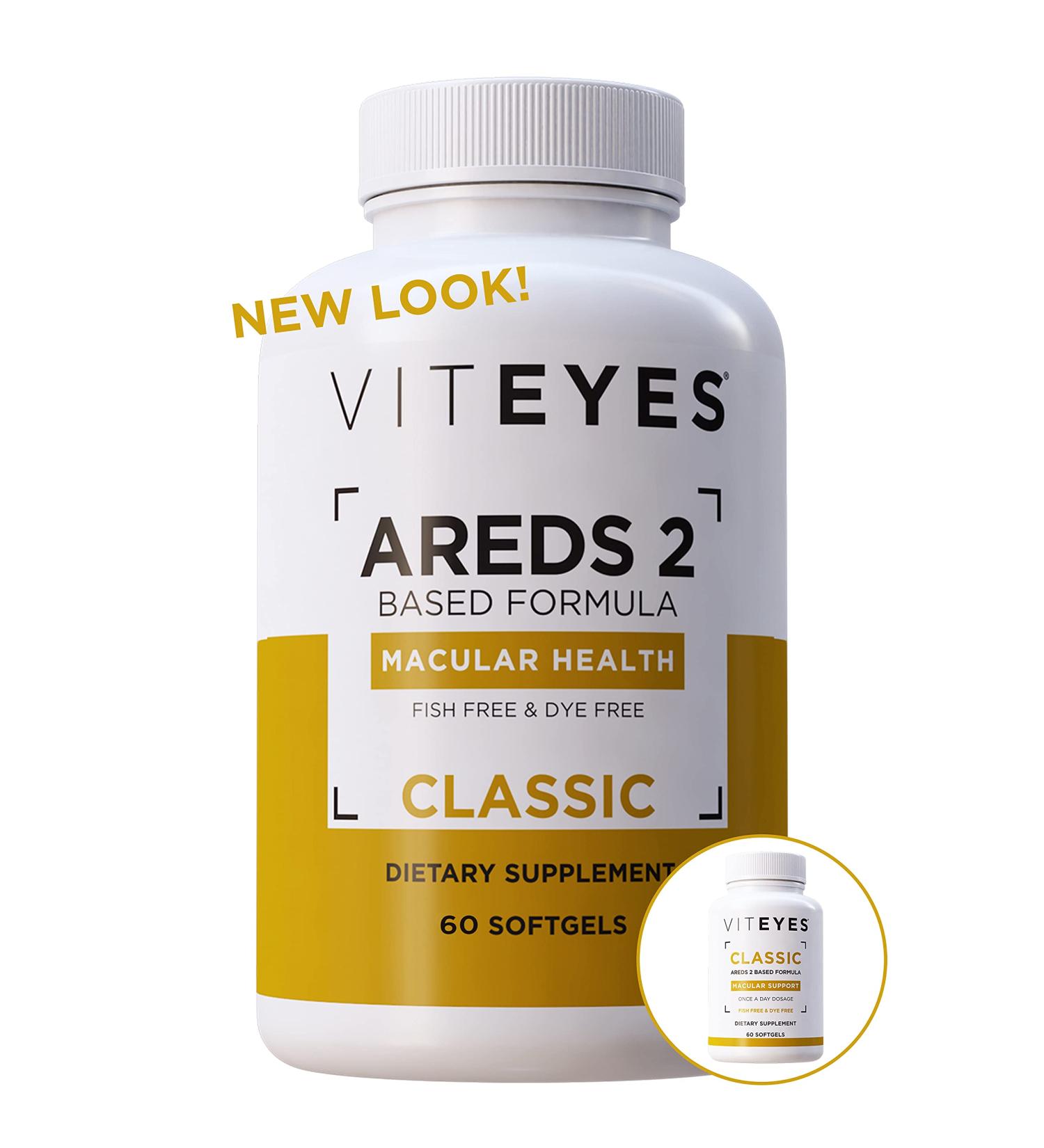 Viteyes Classic Macular Support - AREDS 2 Formula 60 Softgels for Eye Health - Buy Online on GoSupps.com