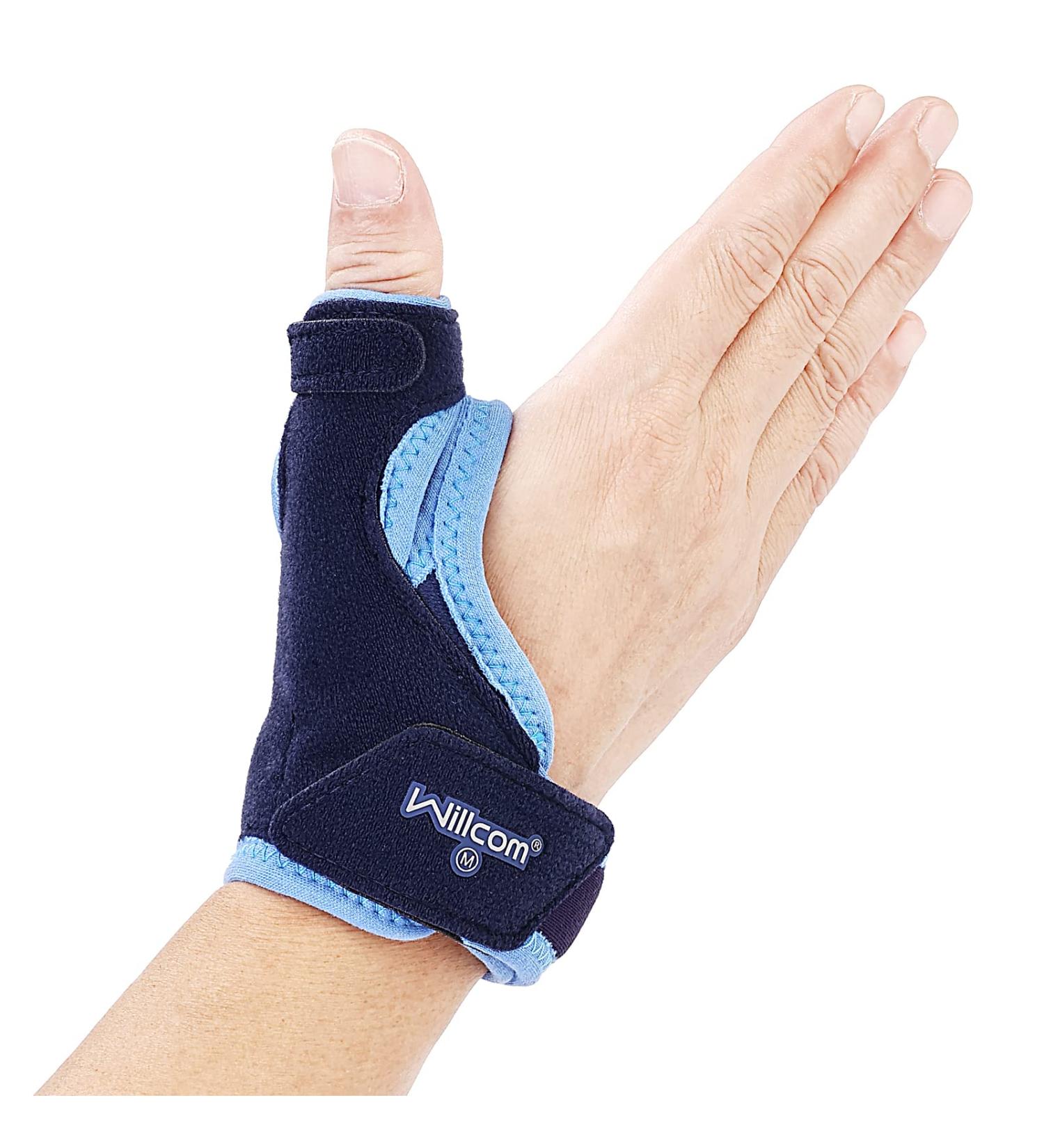 Willcom Thumb Brace for Arthritis Pain - CMC Spica Splint for De Quervain s Tenosynovitis - Wrist Brace for Injury Relief - Left/Right Hand Support - Medium - Buy Online on GoSupps.com