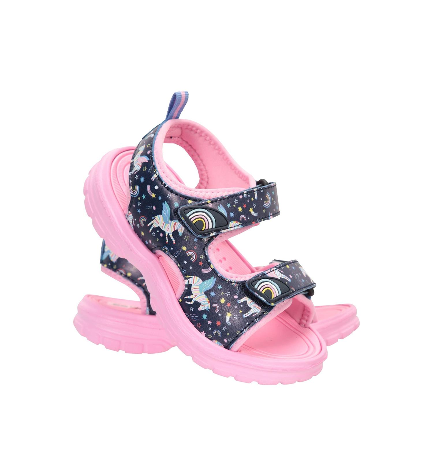 Buy Mountain Warehouse Children's Sandals - Neoprene-Lined Beach Shoes | Hard-Wearing Summer Sandals with Velcro Fastener & Removable Heel Strap - EU Size 33 Rosa 01 - Buy Online on GoSupps.com