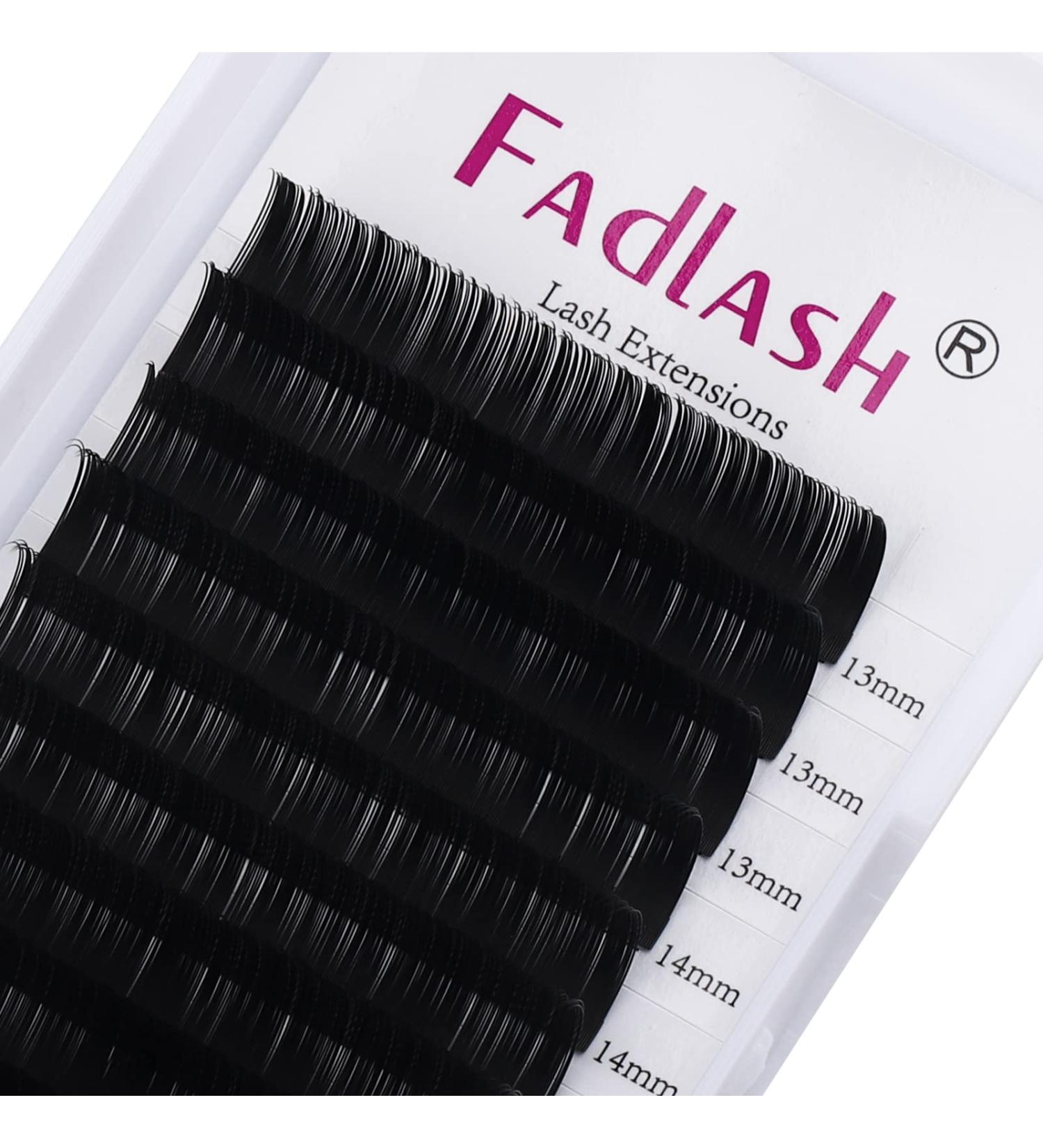 Professional Individual Classic Eyelash Extensions | 0.20mm D Curl Mix (13-16mm) | Natural Black Eyelashes for Stunning Looks - Buy Online on GoSupps.com