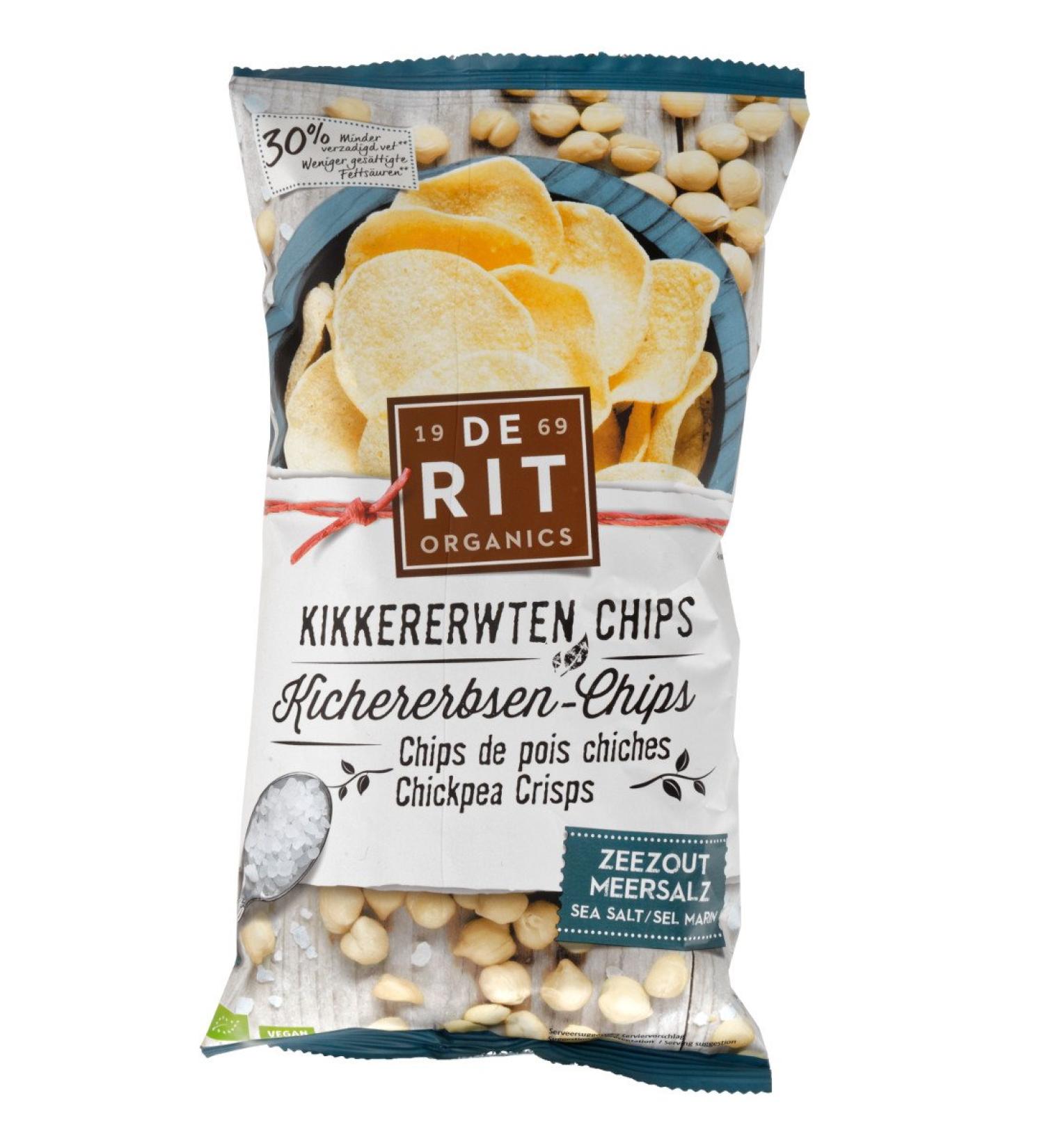 De Rit De Rit Safety Pea Tokens with Sea Salt (75g) - Organic