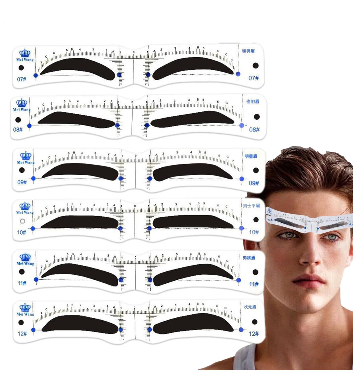 Perfect Eyebrow Stencil Eyebrow Stencils Reusable Easy to Use Men Beginners Makeup Styling Precise Shaping Accessory daily makeup cosmetics - Buy Online on GoSupps.com