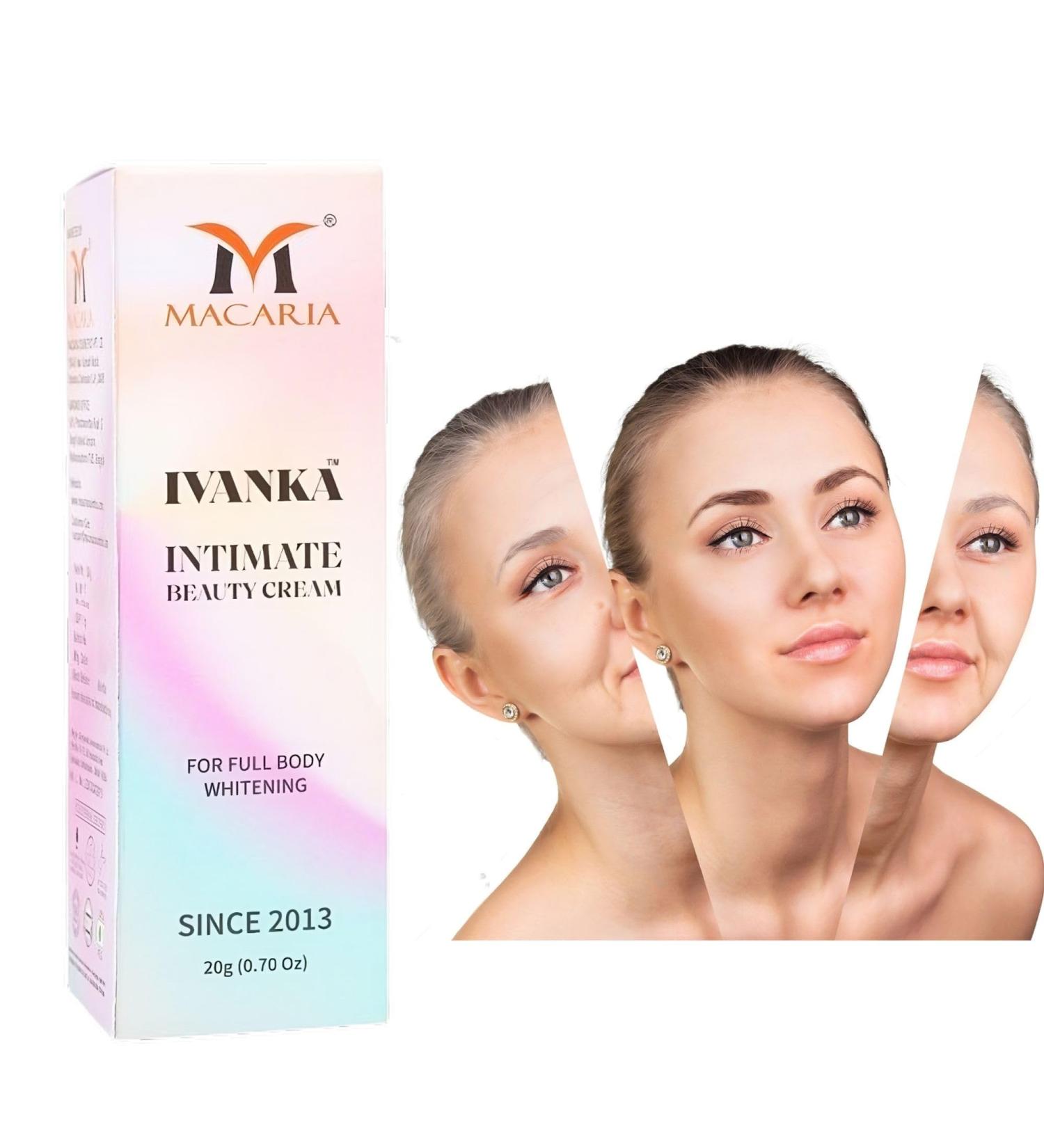 Macaria Cosmetics Ivanka Intimate Beauty skin whitening body Night cream for women by Korean technology - Buy Online on GoSupps.com