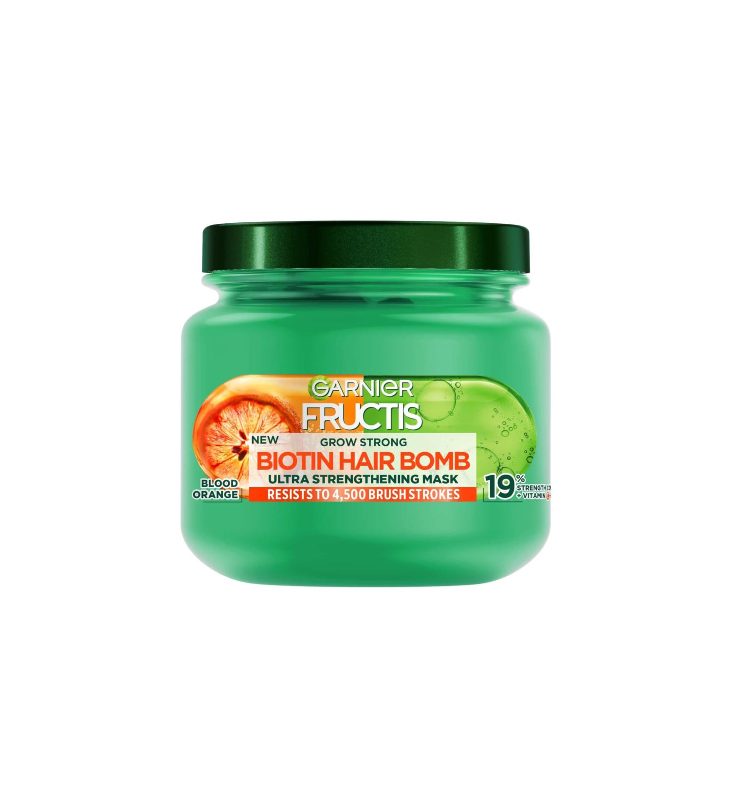 Garnier Fructis Vitamin Force Hair Bomb Biotina Mascarilla 320 Ml Women - Buy Online on GoSupps.com