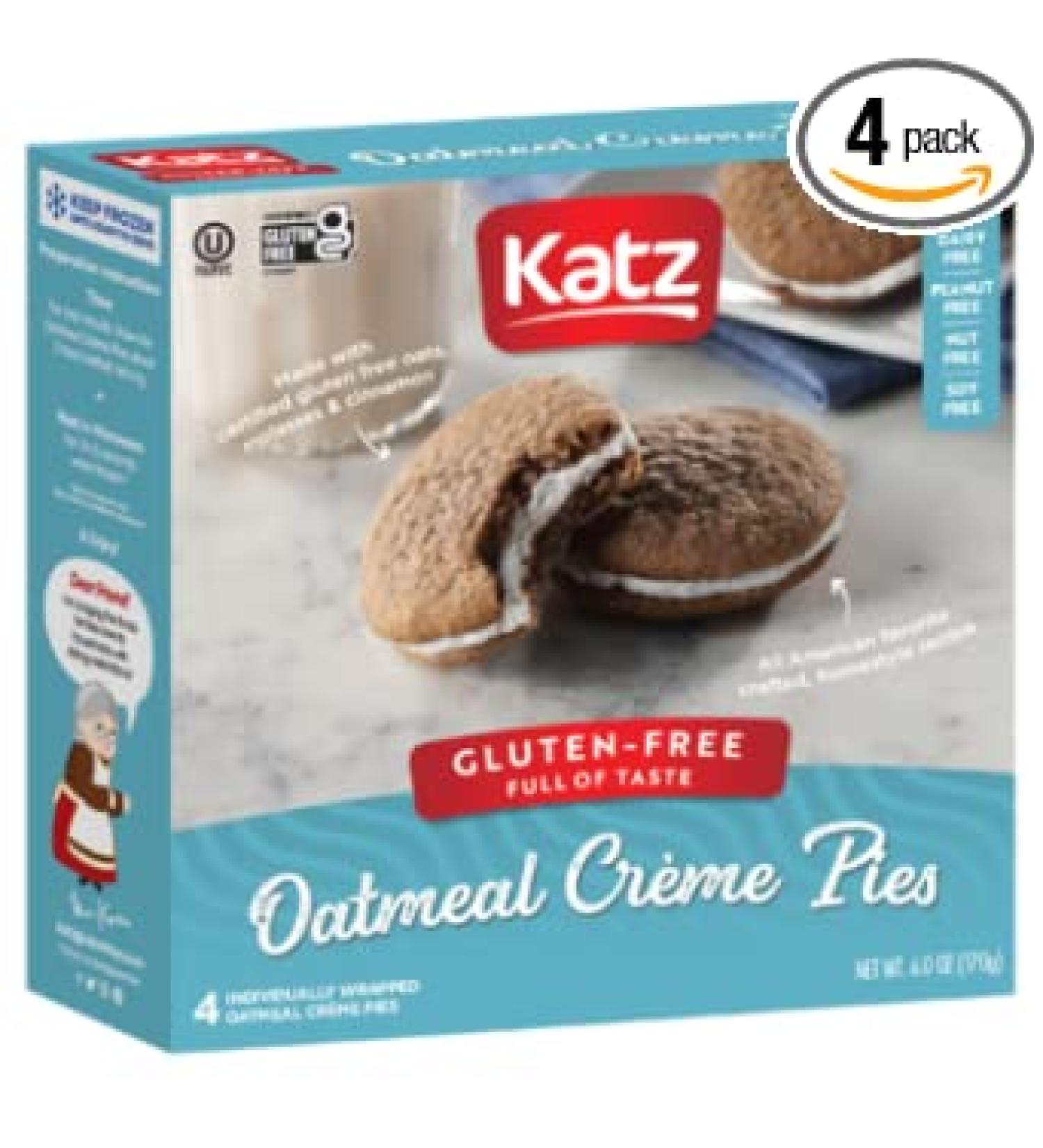 Katz Gluten Free Oatmeal Cr me Pie - 6 Ounce Pack - Single Pack - Buy Online on GoSupps.com