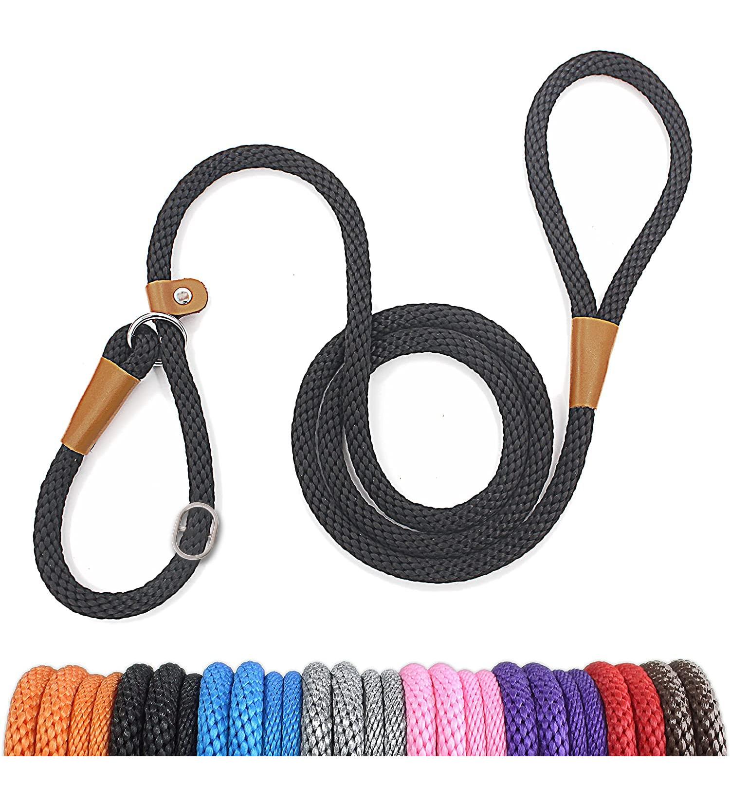 Lynxking Tow Lines for Dogs - Durable Dog Leash for Small Medium & Large Breeds (Black 1.3cm x 240cm) - Perfect for Training & Walking - Buy Online on GoSupps.com