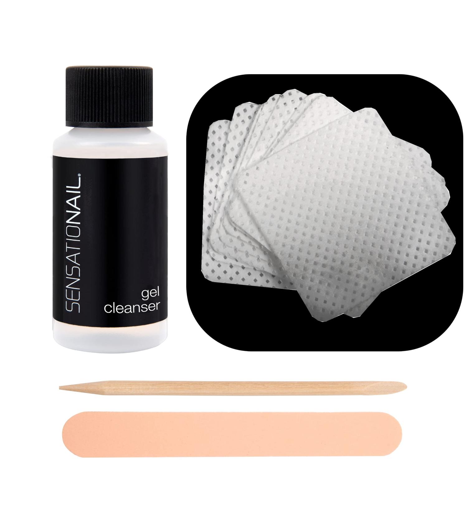 SensatioNail Gel Cleanser & Wipes Refill Kit - 0.92oz 2 Piece Set - Buy Online on GoSupps.com