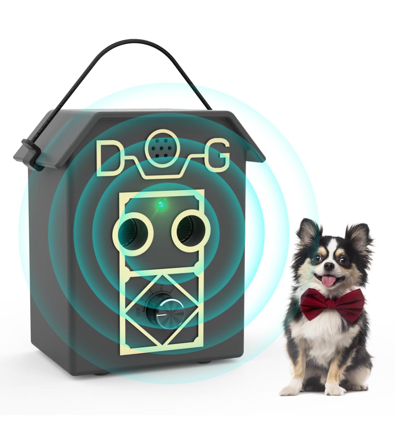 Antibell for Dogs - Ultrasound Anti-Barking Device with 3 Frequency Levels | Safe Training Collar for Small & Large Dogs | 50ft Range | Indoor & Outdoor Use - Buy Online on GoSupps.com