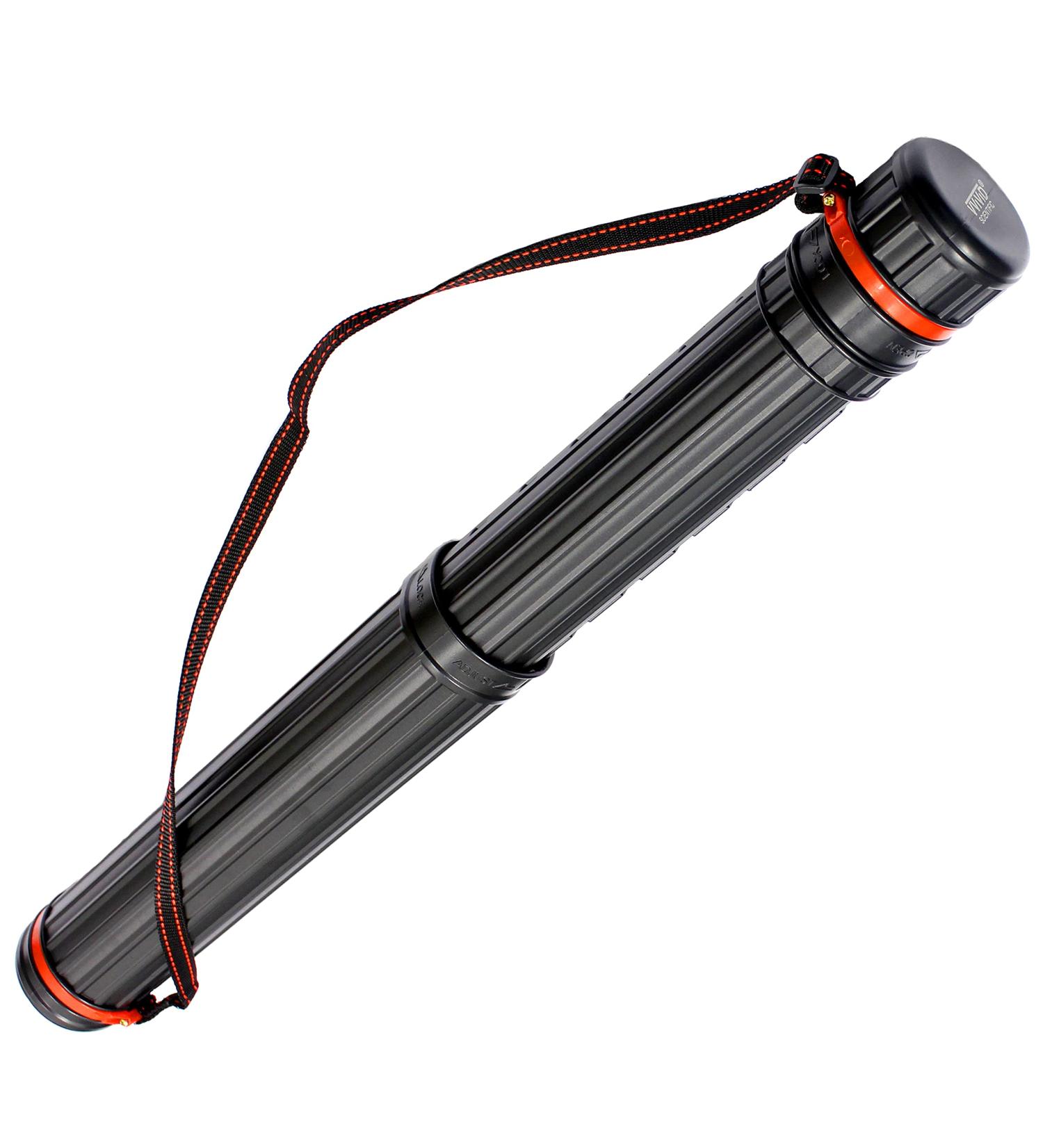 VViViD 17.5  - 29.5  inch Black Telescoping Storage Tube  with Carrying Strap  for Posters  Documents  Art  Blueprints  and More - Buy Online on GoSupps.com