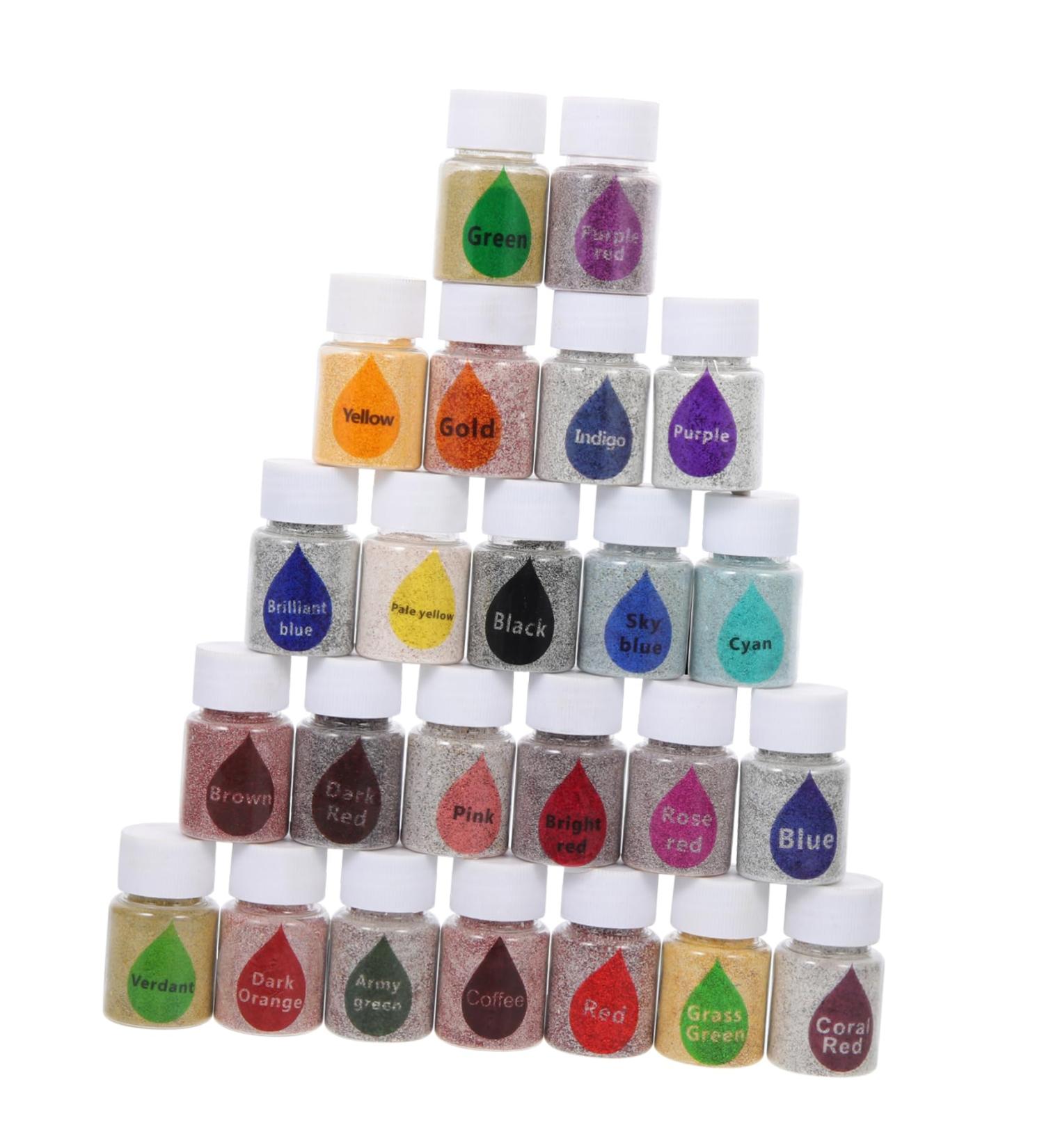 NUOBESTY Textiles Dying Supplies 24pcs Tie Dye Powder Color Powder Cable Tie Aldult Child DIY Tie-dye Pigment - Buy Online on GoSupps.com