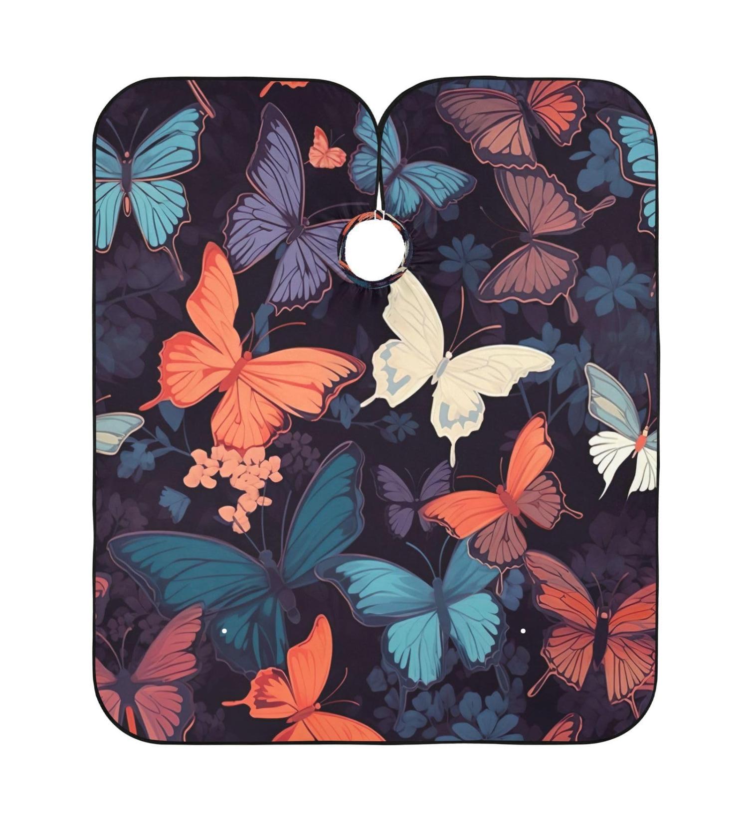 Kigai Butterfly Leaf Barber Cape - Waterproof Adjustable Hair Cutting Cape for Men & Women | Professional Salon Hairdressing Gear - Buy Online on GoSupps.com
