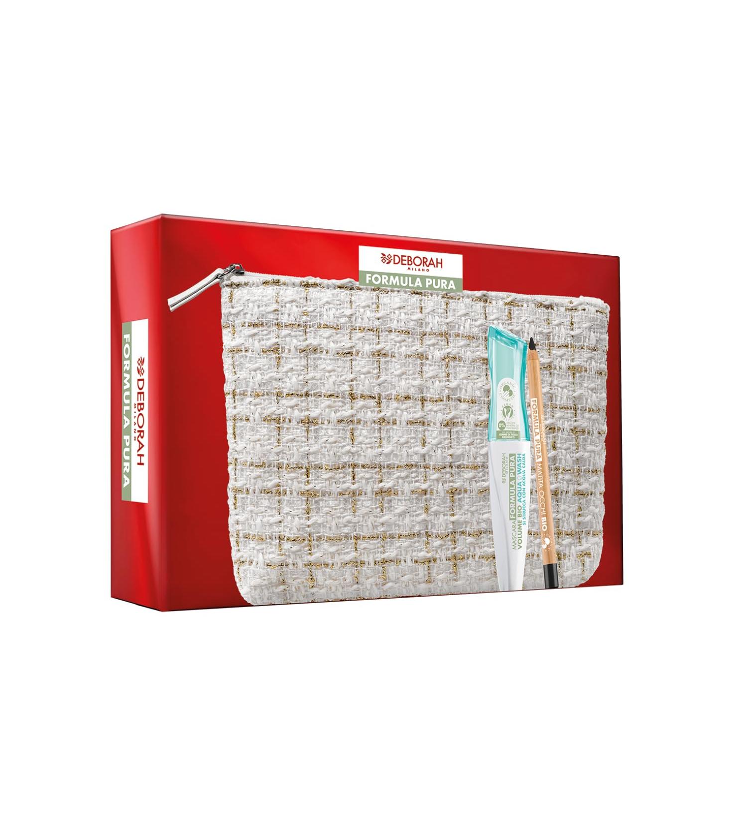  DEBORAH Deborah Milano - Women's Gift Set: Pura Formula Includes Organic Aqua Wash Volume Mascara and Organic Eye Pencil - Buy Online on GoSupps.com