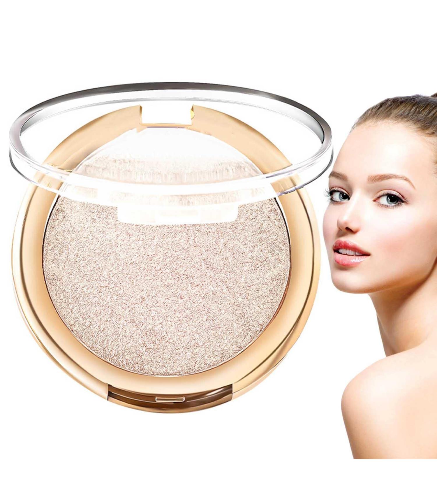 Makeup Highlighter Long Lasting Highlighter Palette Shimmer Contouring Powder 6 Colors Make Up Powder for Women Groom Nose and Face Shape 01 - Buy Online on GoSupps.com