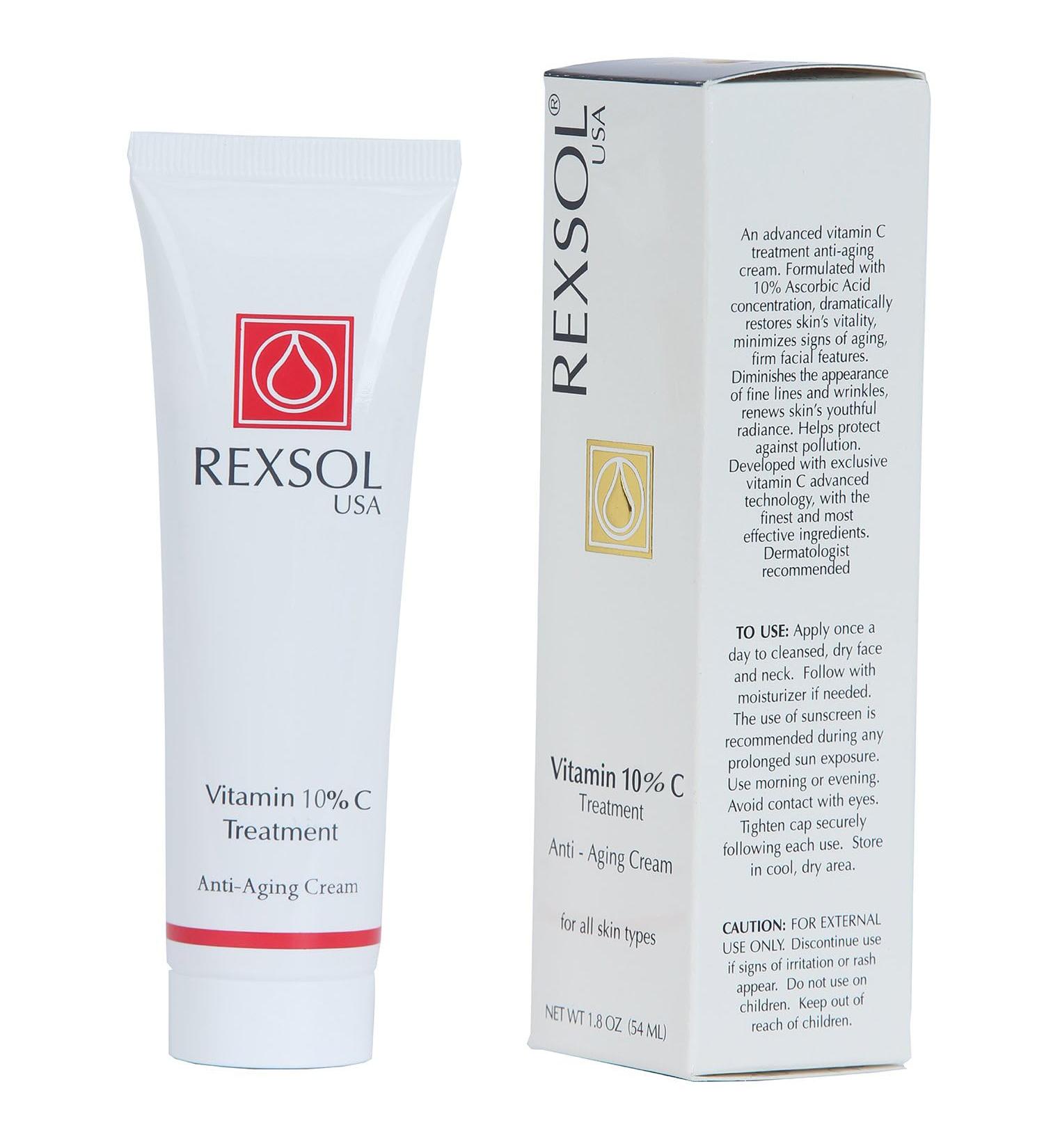 REXSOL 10% VITAMIN C TREATMENT ANTI-WRINKLE CREAM