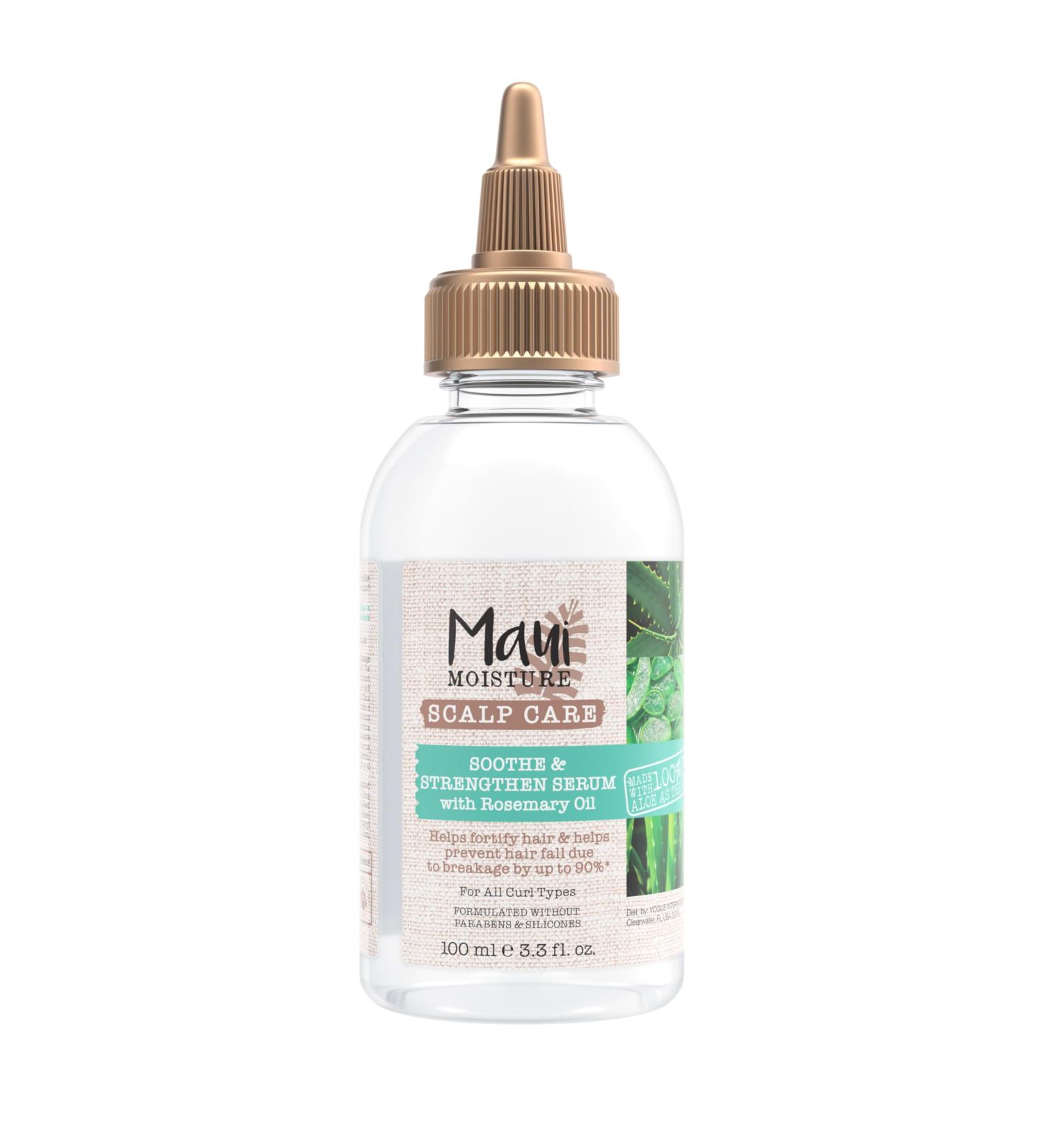 Maui Moisture Scalp Care Hair Serum with Rosemary & Aloe Vera | Soothe & Strengthen Curly Hair | Silicone-Free | 3.3 fl. Oz - International Shipping Available - Buy Online on GoSupps.com