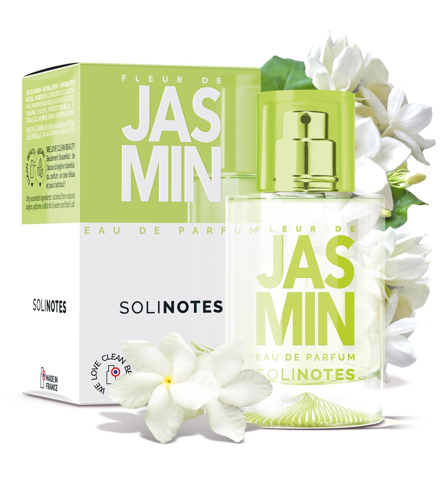 SOLINOTES Jasmine Flower Perfume for Women - Eau De Parfum | Delicate Floral and Soothing Scent - Made in France - Vegan - 1.7 fl.oz - Buy Online on GoSupps.com