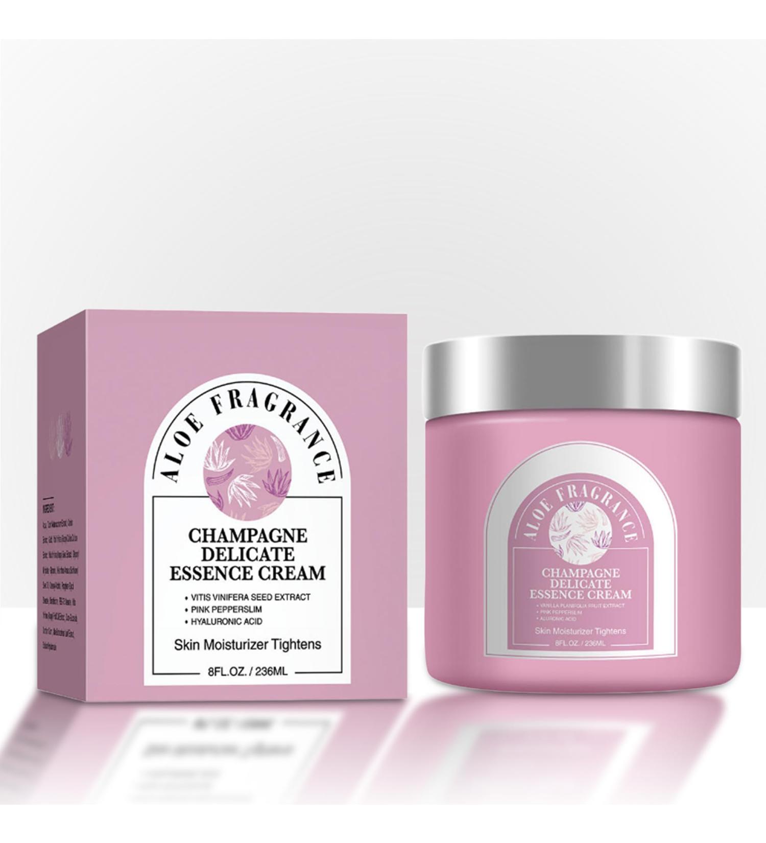 Champagne Lift Firming Cream for Women - Skin Tightening Body Cream with Pink Pepperslim Deep Hydration & Smoothing Hydrates Dry Skin Arms & Legs Fast Absorbing (Aloe 8floz) Aloe 8 Ounce (Pack of 1) - Buy Online on GoSupps.com