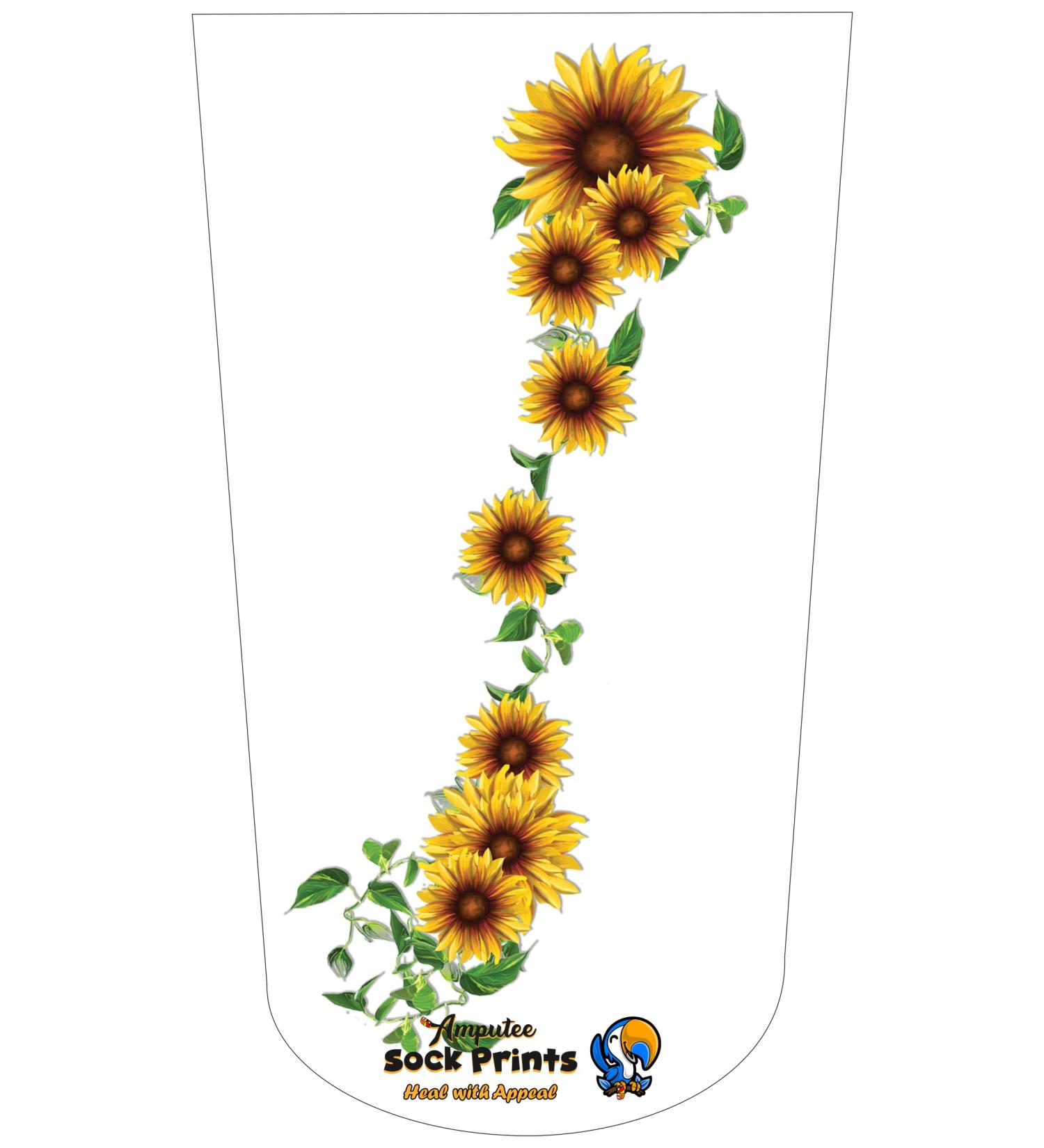 Sunflower Bunch V2 3Ply Amputee Stump Sock - Comfortable & Durable - Buy Online on GoSupps.com