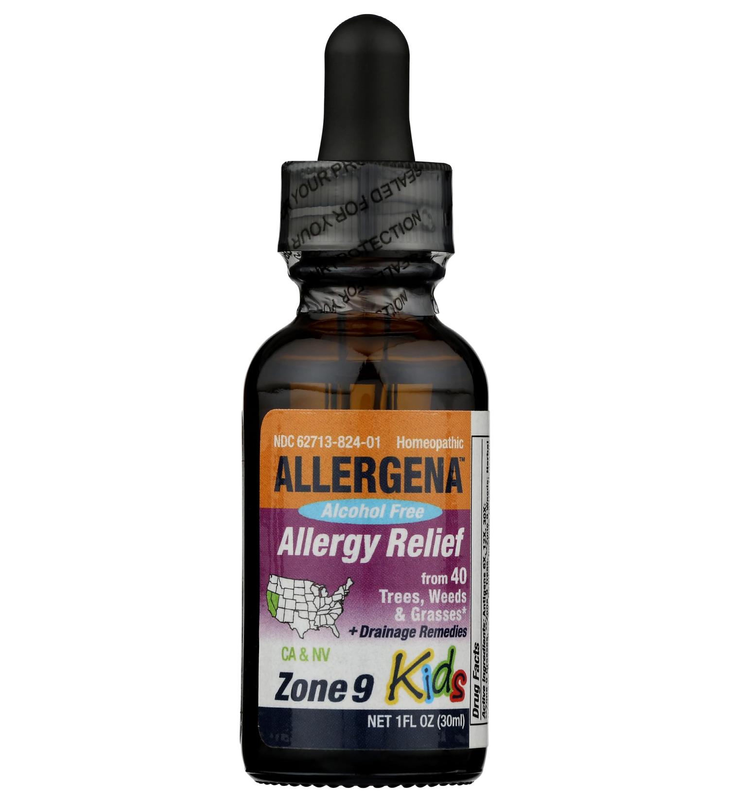 Progena Allergena Zone 9 for Kids - 1 Fl Oz | Natural Allergy Relief - Buy Online on GoSupps.com