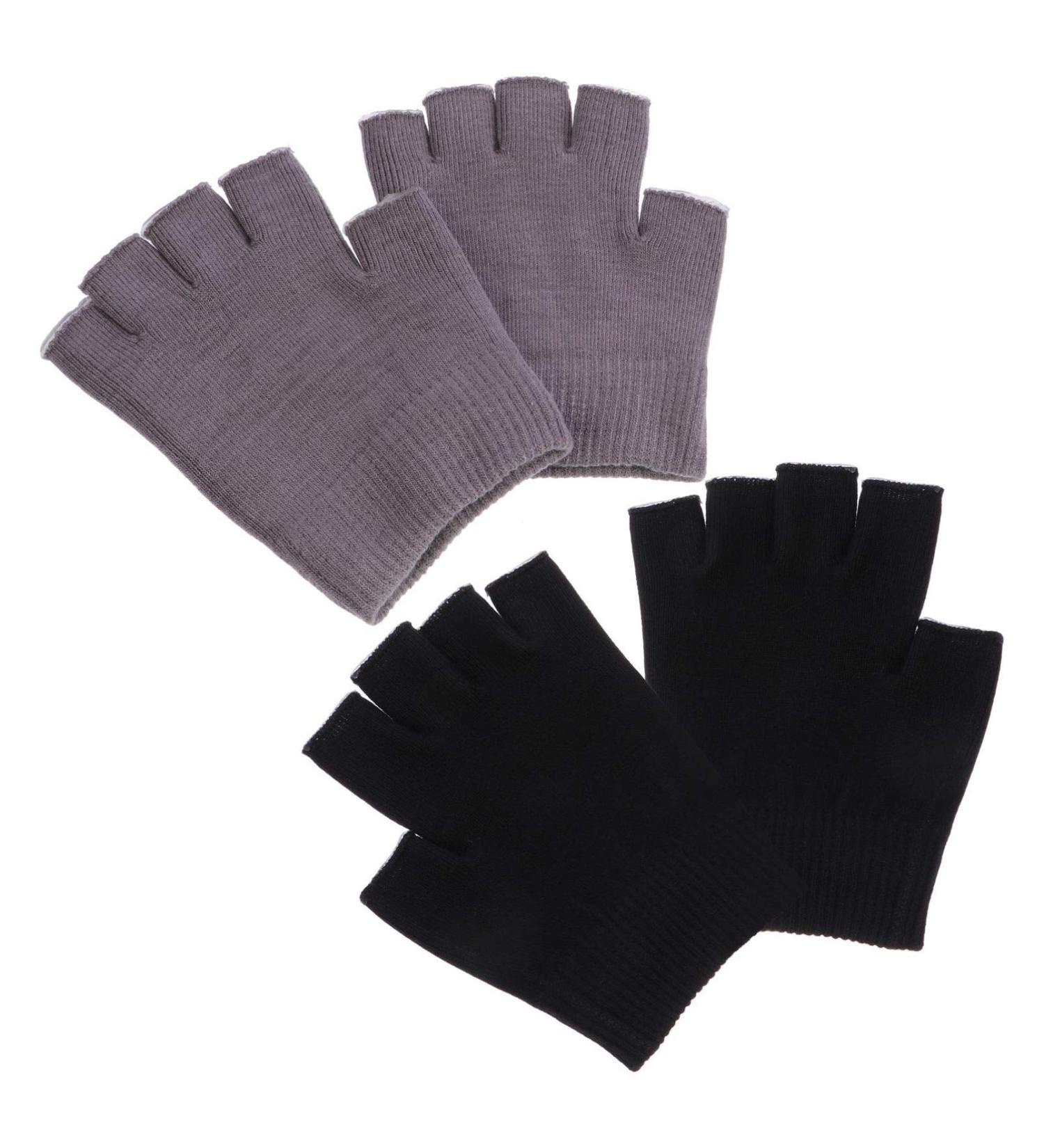 Healeved 2 Pairs Half Finger Moisturizing Gloves Dry Hand Glove Thermal Gloves Half Finger Gloves Sleeping Gloves Moisturizing Gel Gloves Fingerless Women's Touch Screen 95% Cotton Apparel - Buy Online on GoSupps.com