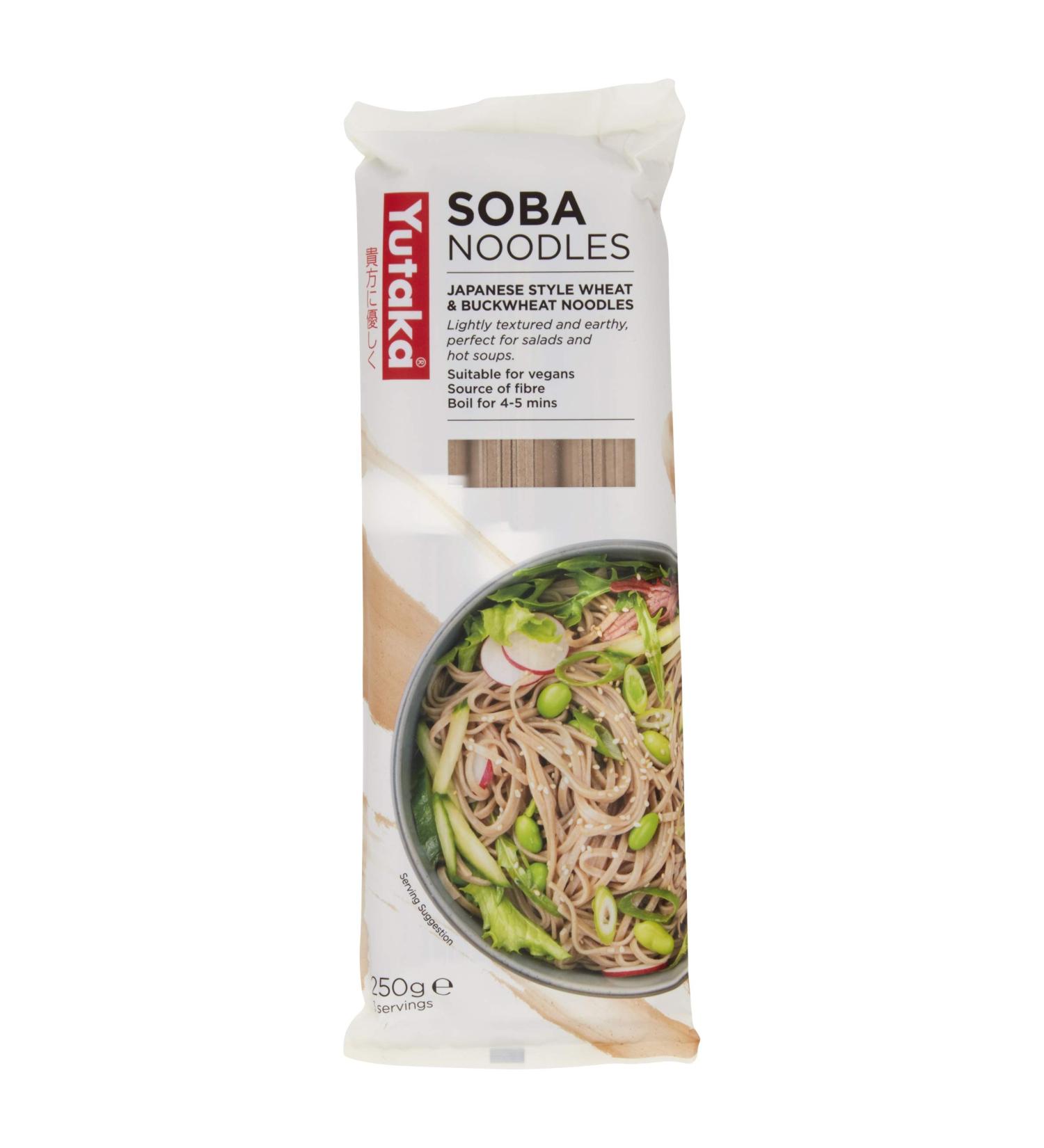 Yutaka Soba Noodles 250g - Authentic Japanese Buckwheat Noodles - Buy Online on GoSupps.com