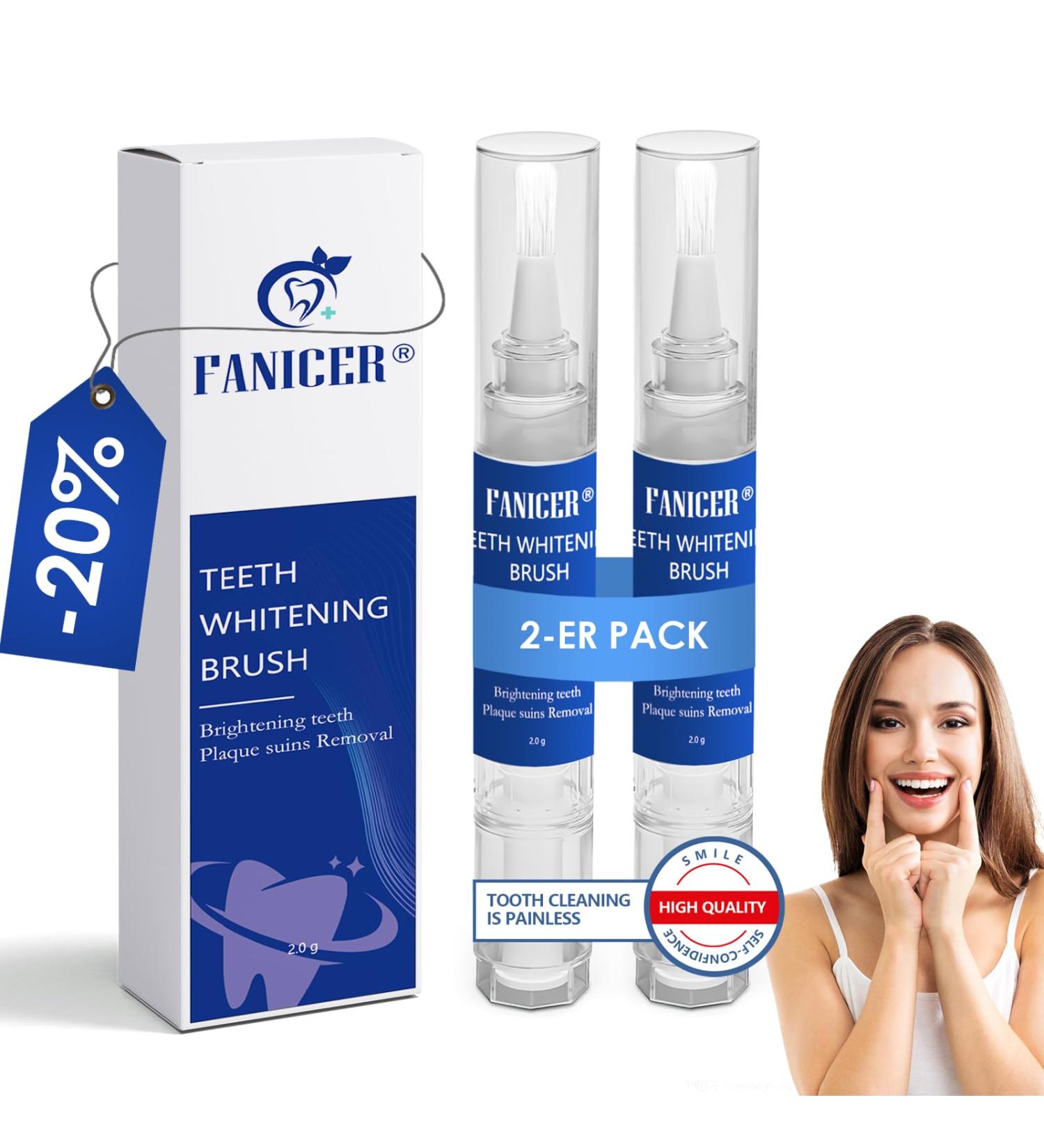 2 Pack Teeth Whitening Pen Painless Bleaching for White Teeth at Home | Shop Now! - Buy Online on GoSupps.com