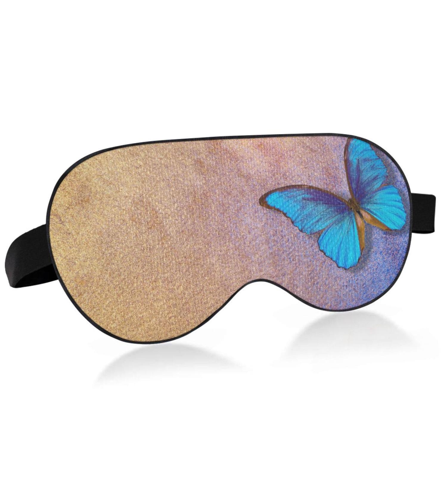 Adjustable Light Blocking Eye Mask for Deep Sleep - Ideal for Travel, Yoga, Meditation - Comfortable and Breathable - Men and Women - Buy Online on GoSupps.com
