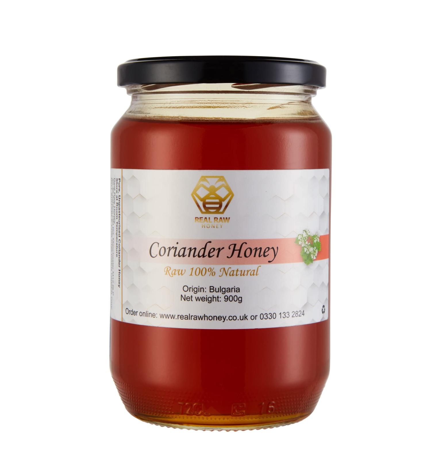 Honey Raw Coriander Honey Pure 100% Natural Real Raw Honey - Buy Online on GoSupps.com