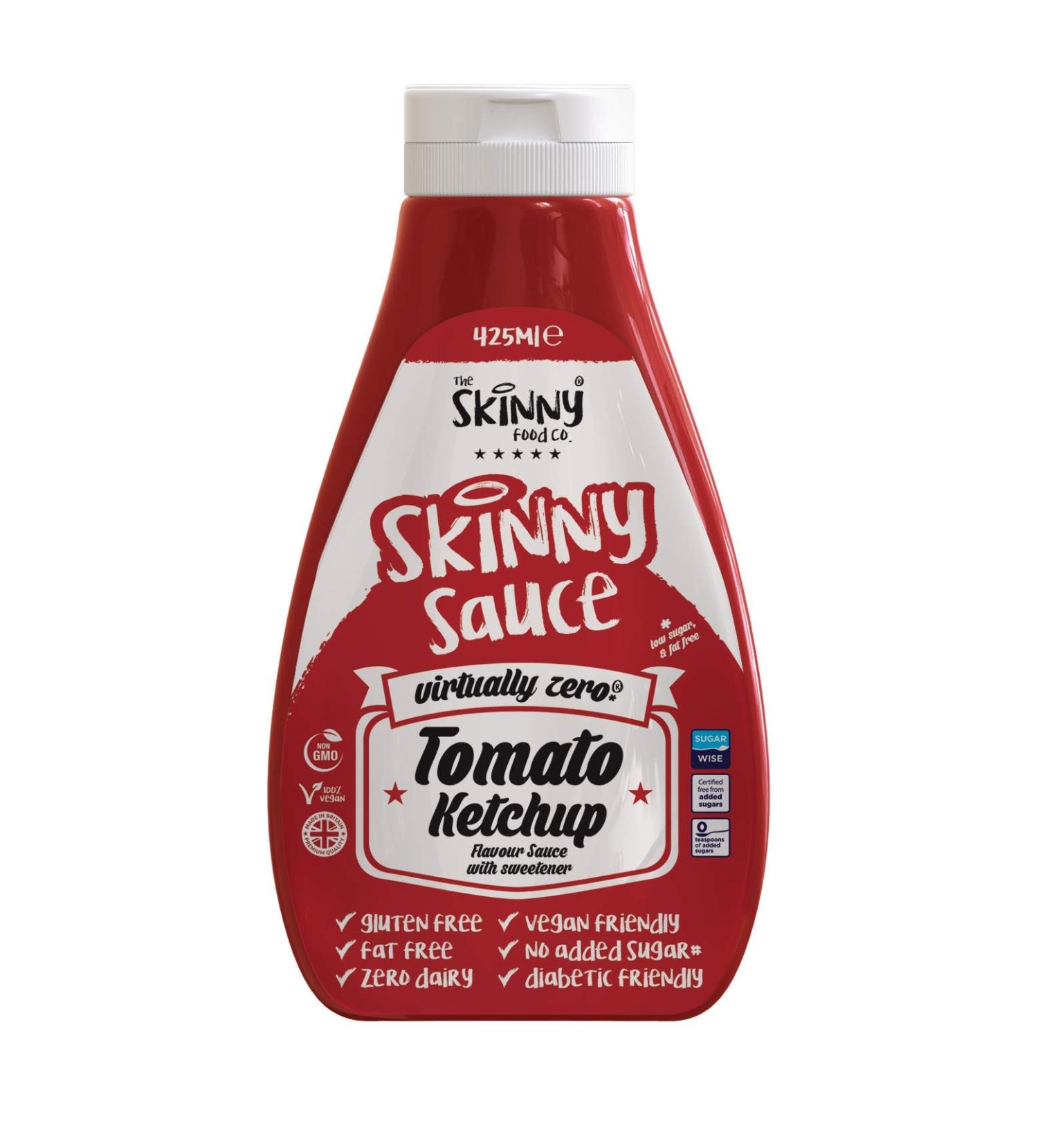 The Skinny Food Co. Tomato Ketchup 250ml | Low calorie Skinny Sauce - Buy Online on GoSupps.com