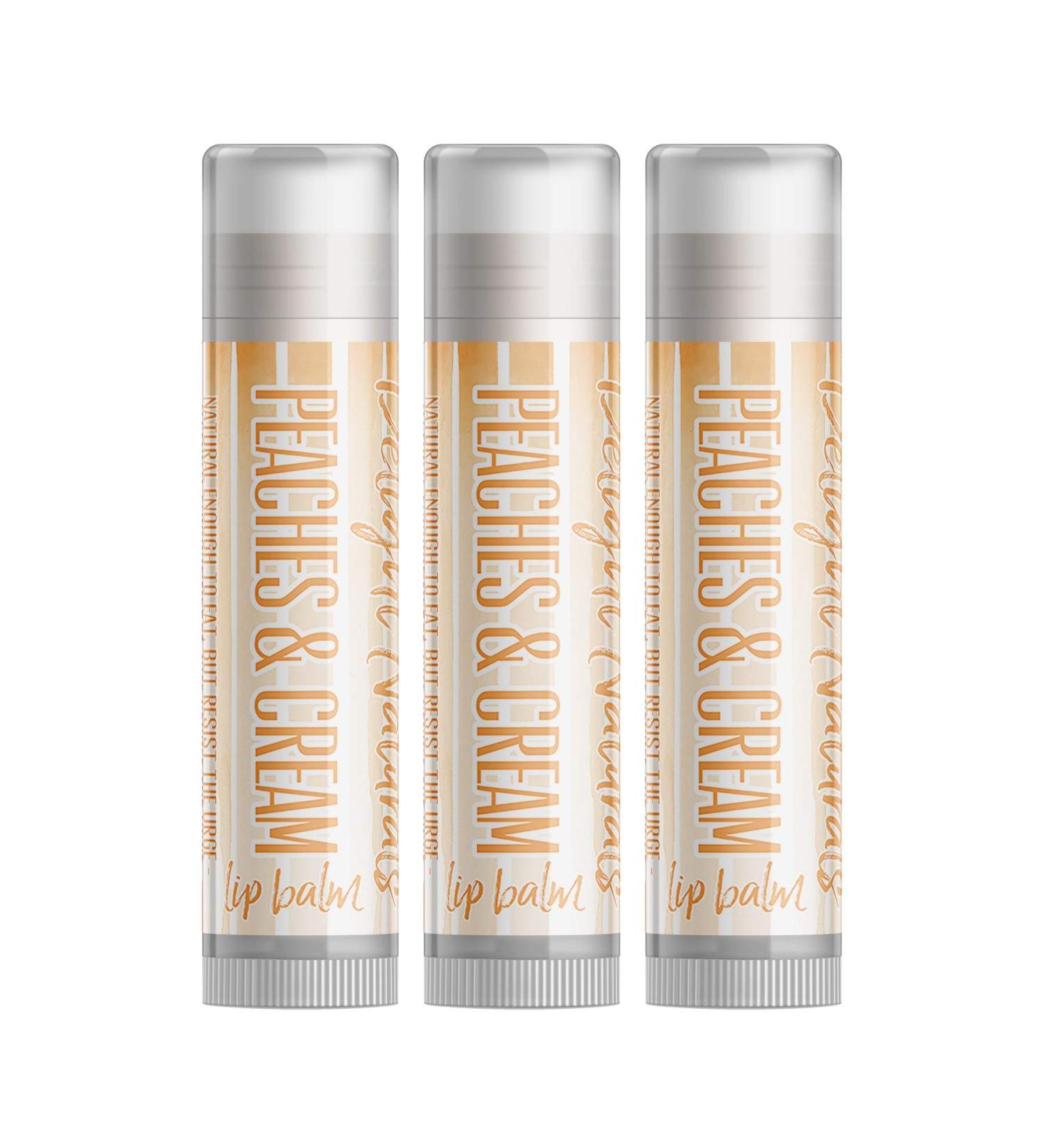 Peaches and Cream Lip Balm - Set of Three