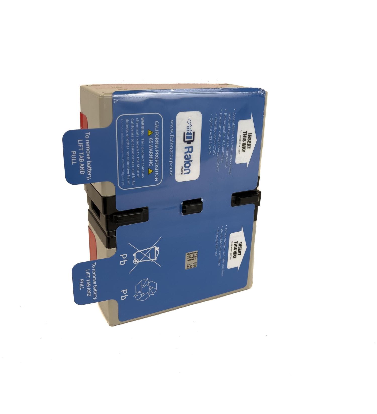 Buy Raion Power 24V 9Ah Replacement Battery for APC UPS BR1300G BR1500G BX1500G - High Rate RBC124 | International Shipping Available - Buy Online on GoSupps.com