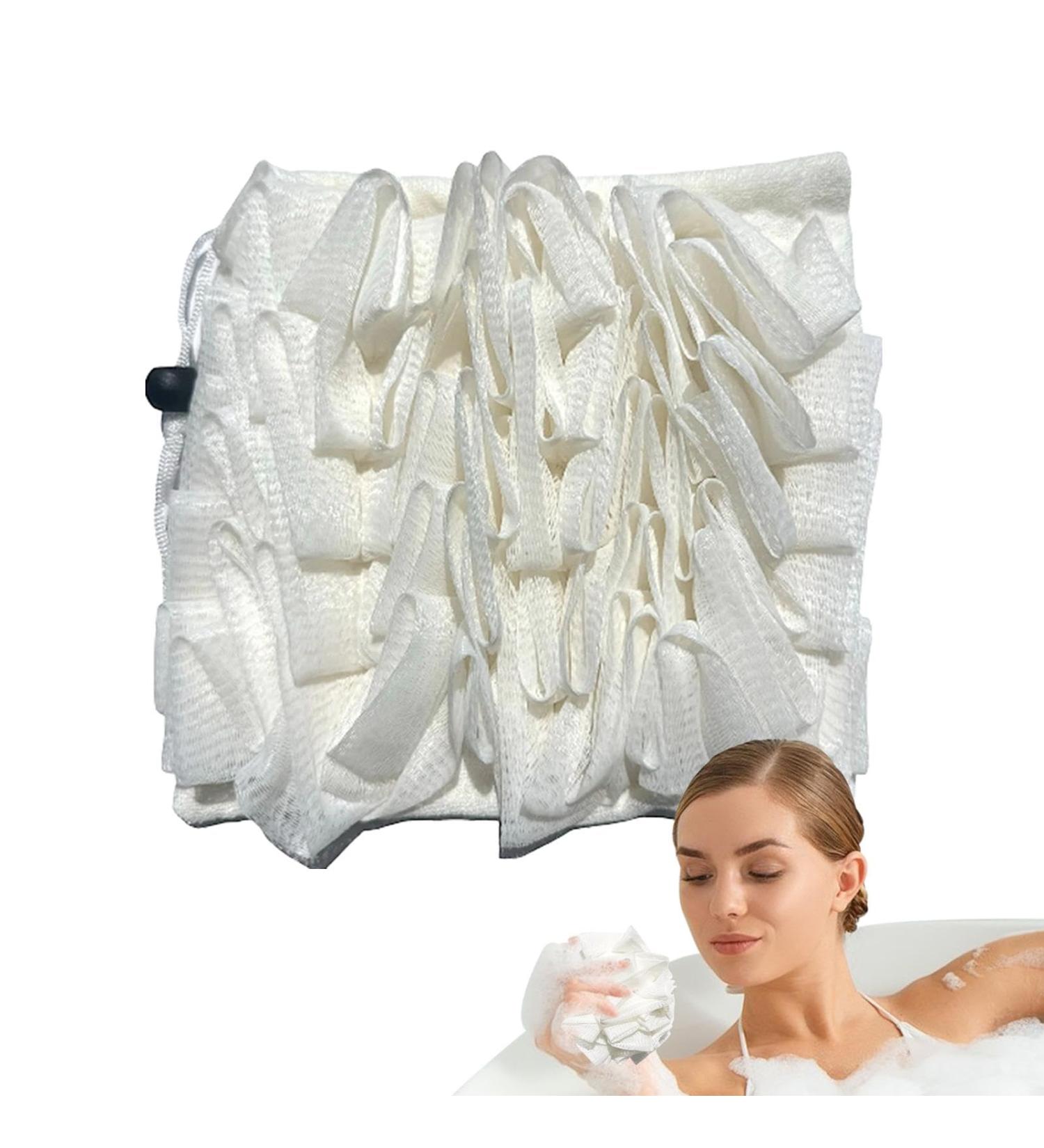 Bath Ball | Men's Bath Scrubber Women's Shower Sponge - Sponge Shower Scrubber Shower Accessories Body Scrubber for Home Dorm School Apartment - Buy Online on GoSupps.com