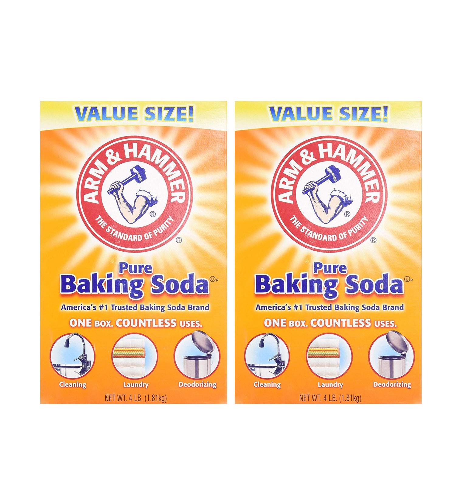 Deodrzr Baking Soda 4lb - Natural Odor Eliminator and Cleaning Agent - Buy Online on GoSupps.com