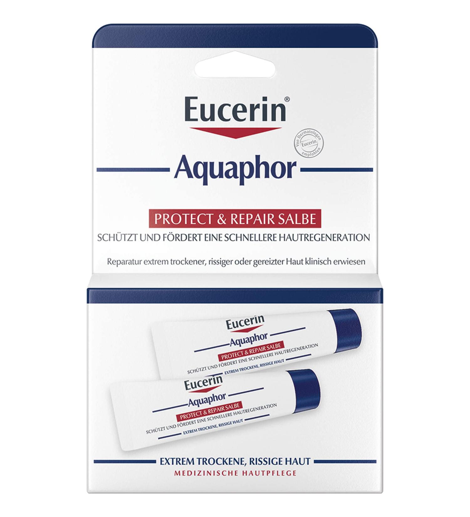 Eucerin Aquaphor Protect & Repair Ointment 20 ml & 10 ml (Pack of 2) - Best Skin Healing Solution Fast Shipping Worldwide - Buy Online on GoSupps.com