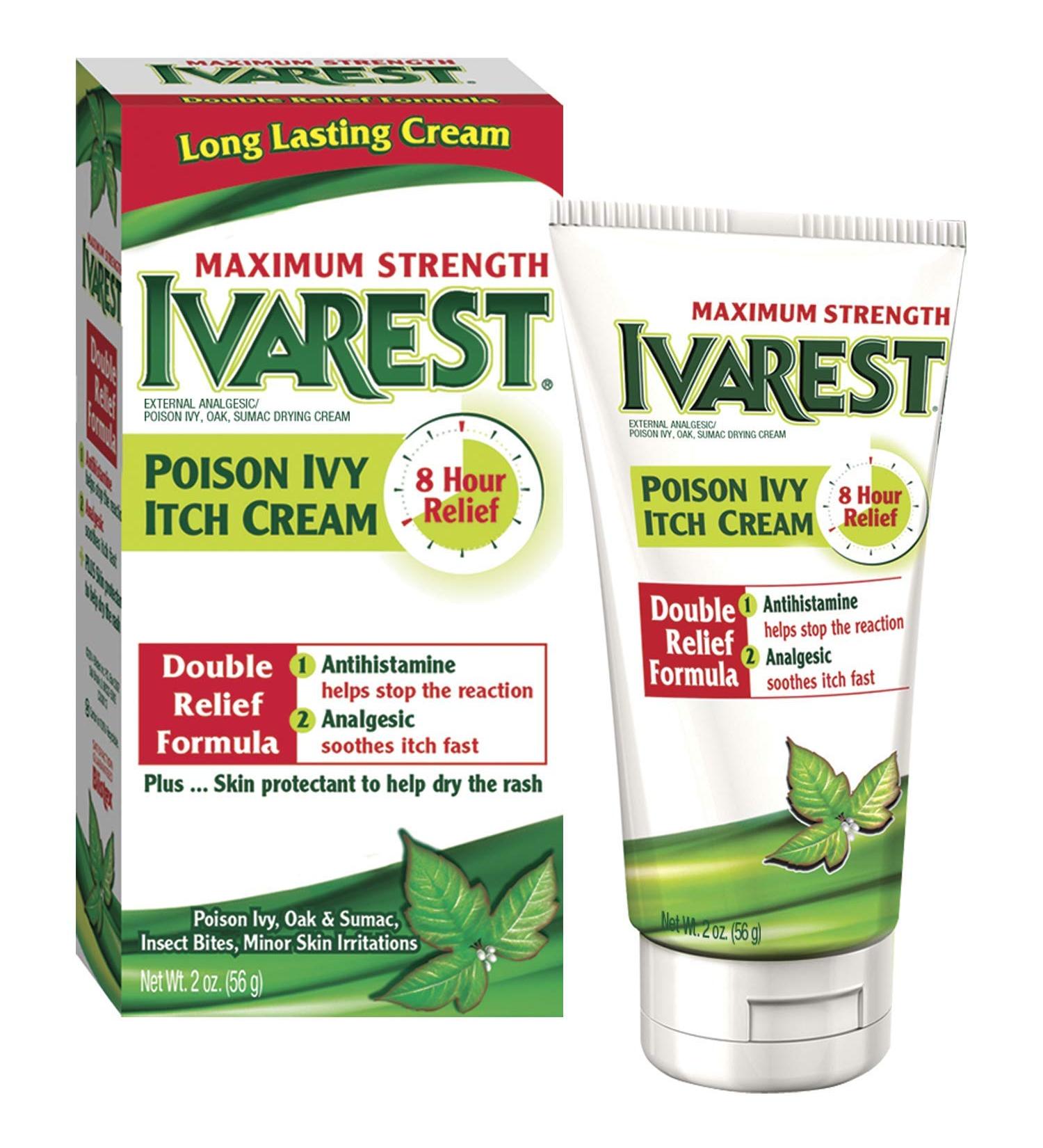 Blistex Ivarest Anti-Itch Cream 2 Oz - Maximum Strength Medicated Formula - Buy Online on GoSupps.com