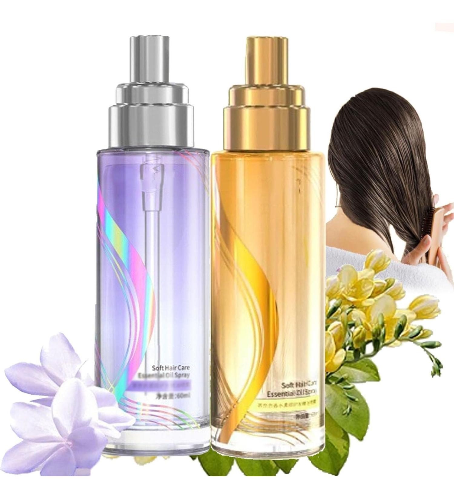 Long-Lasting Lightweight Hair Soft Essential Oil Spray Smooth Frizz And Add Shine Fluffy Volumizing Hair Spray Long Lasting Refreshing Spray Adds Shine And Softness To Hair - Buy Online on GoSupps.com