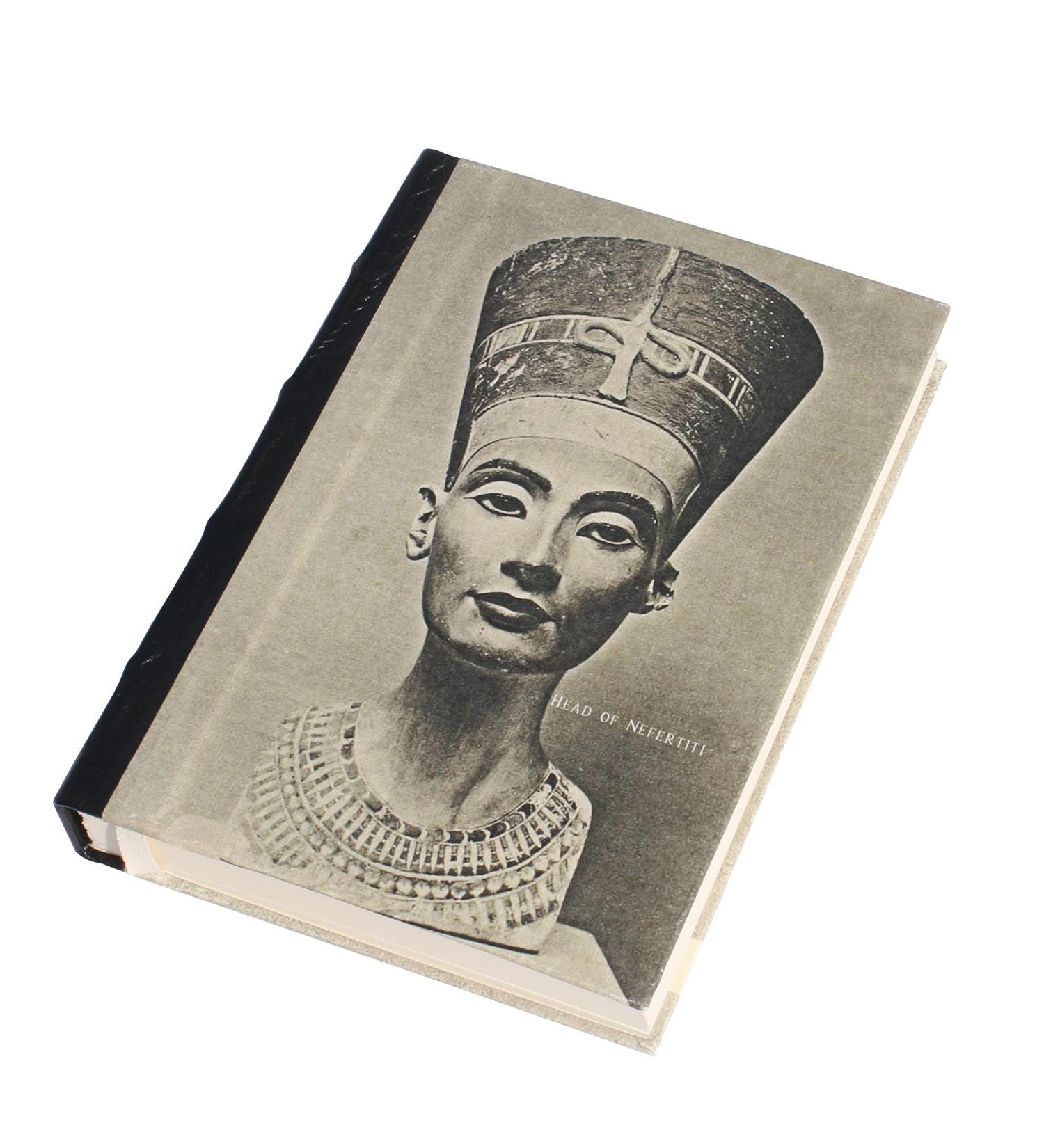 DeKulture Head of Nefertiti Daily Planner - 176 Pages (125gsm) Genuine Leather Spine Eco-Friendly Paper - Luxury Gift for Men & Women - Buy Online on GoSupps.com