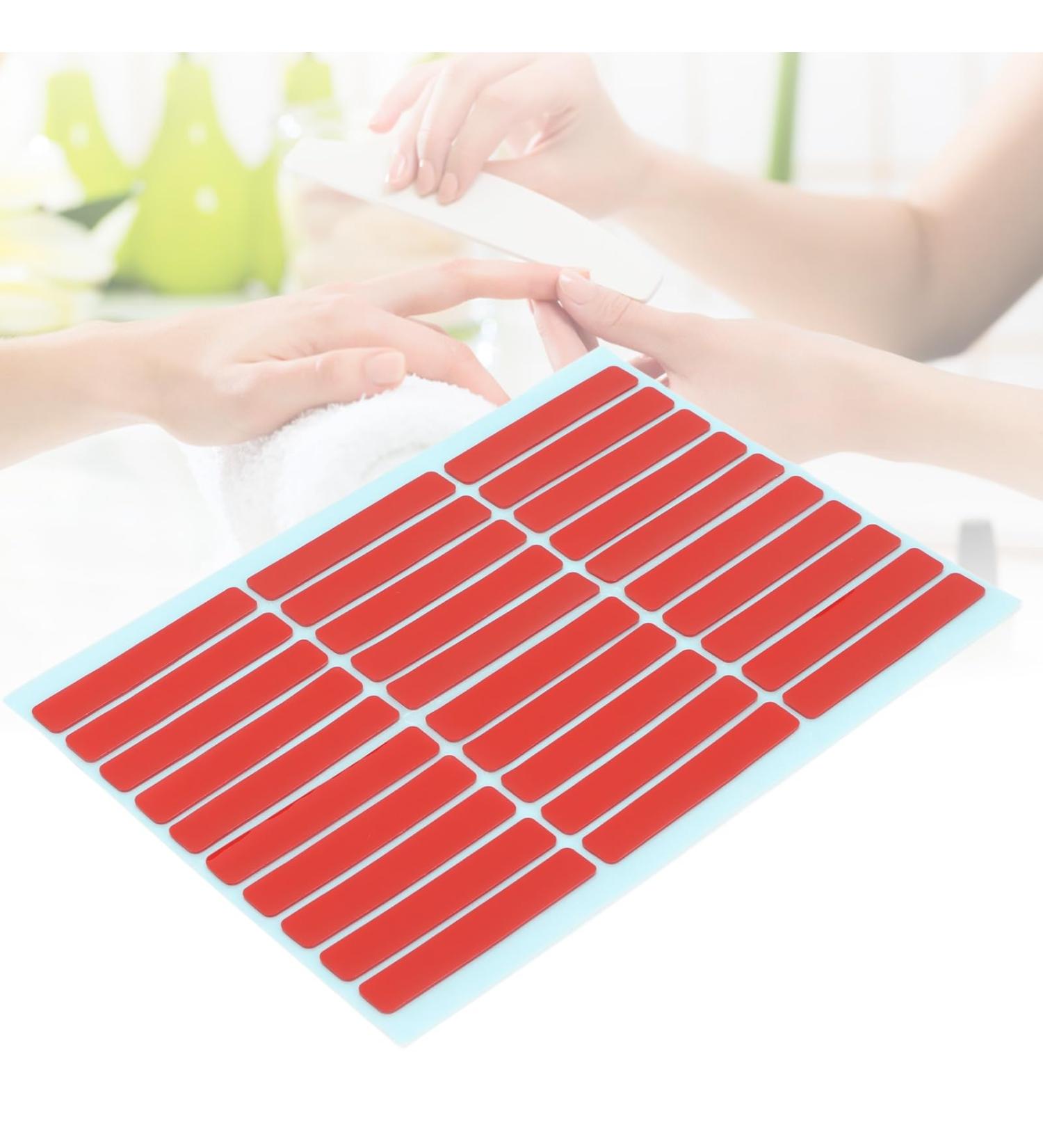 10 Sheet Nail Art Mounting Tape Salon Double Sided Adhesive Tape Accessory Nail Tip Fixation Tools Strong Viscosity Suitable for Nail Tip Color Display Nail Salon - Buy Online on GoSupps.com