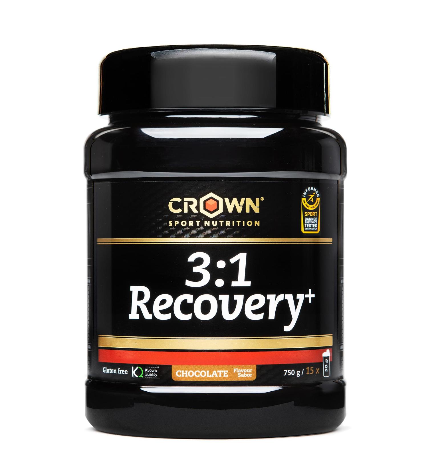  Crown Sport Nutrition Crown Sport Nutrition 3:1 Recovery+ muscle recovery with Whey protein isolate fast assimilation and high amino acid content (750g pot red fruits) - Buy Online on GoSupps.com