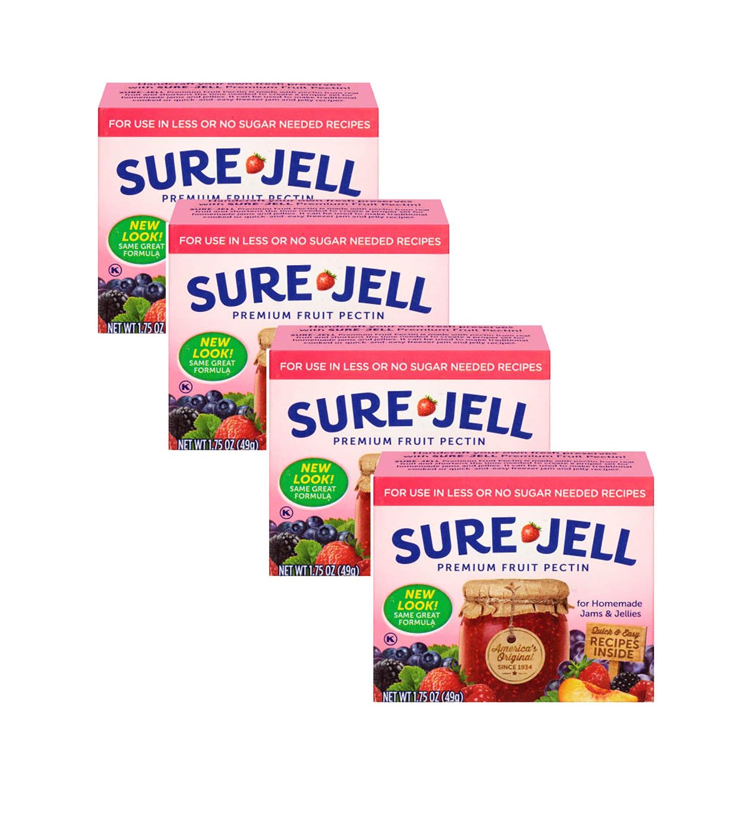 Sure Jell No Sugar Pectin 1.75 oz - Pack of 4 - Buy Online on GoSupps.com