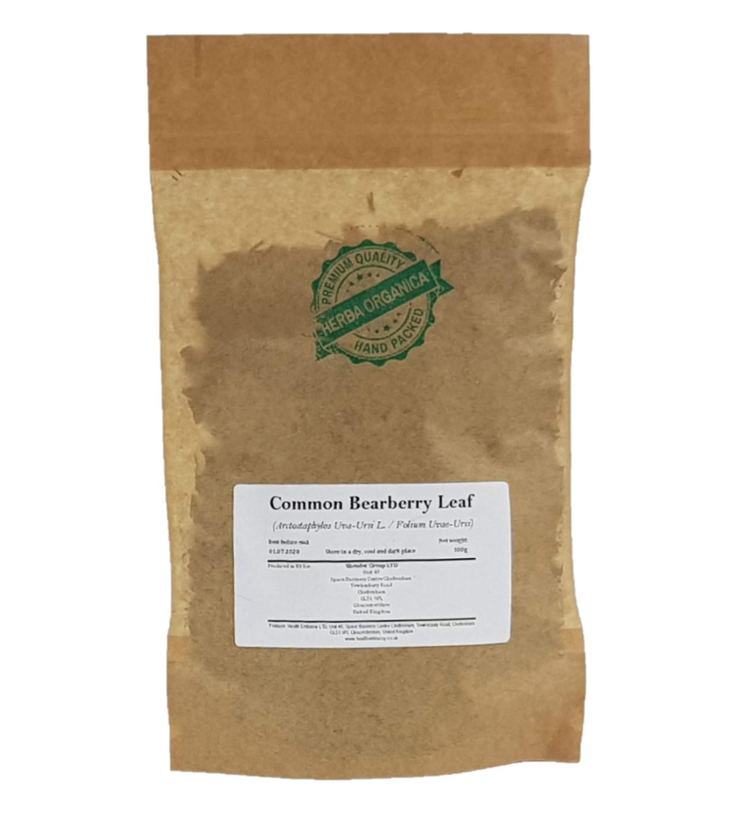 Herba Organica Feuille de Busserole Tisane | Arctostaphylos Uva-Ursi L | Common Bearberry Leaf Tea (100g)