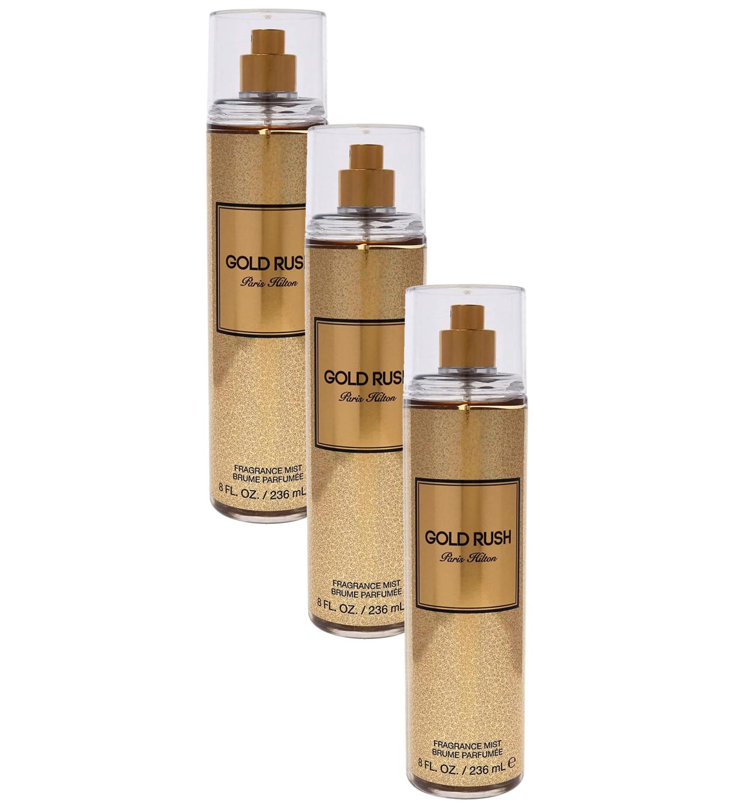 Paris Hilton Gold Rush Women 8 oz Body Mist (Pack of 3) 8 Fl Oz (Pack of 3) - Buy Online on GoSupps.com