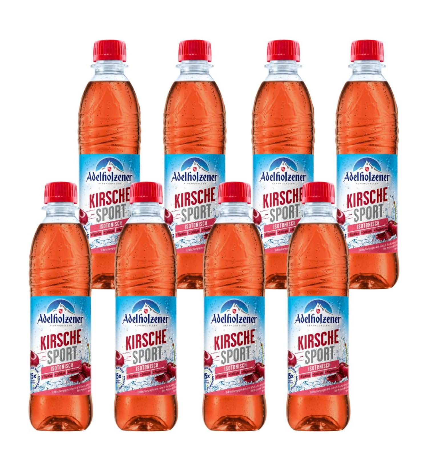 Adelholzener Kirsche Sport Iso 8 bottles each 0.5l