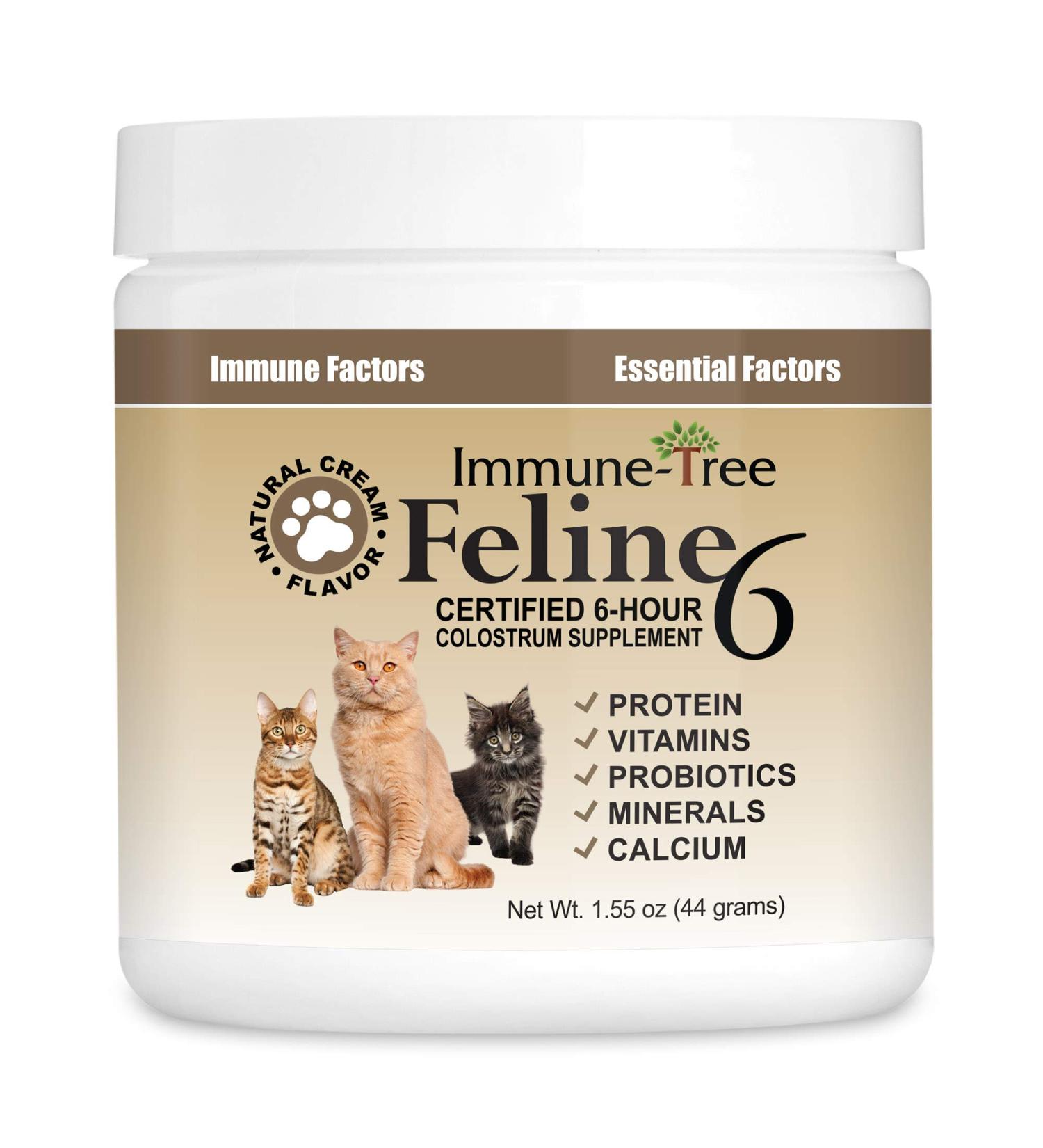 Colostrum Probiotic Powder for Cats | Allergy & Immune Support | Skin & Coat Relief | Made in USA | 1.55oz - Buy Online on GoSupps.com