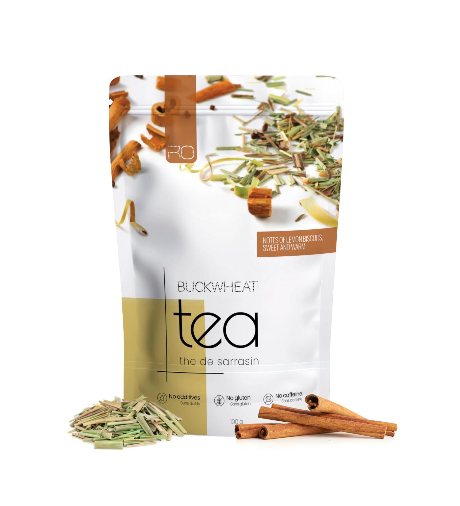 RO Foods Herbal Tea Buckwheat Blend 3 Distinct Flavors No Additives Gluten-Free Caffeine-Free 100g (Lemongrass) - Buy Online on GoSupps.com