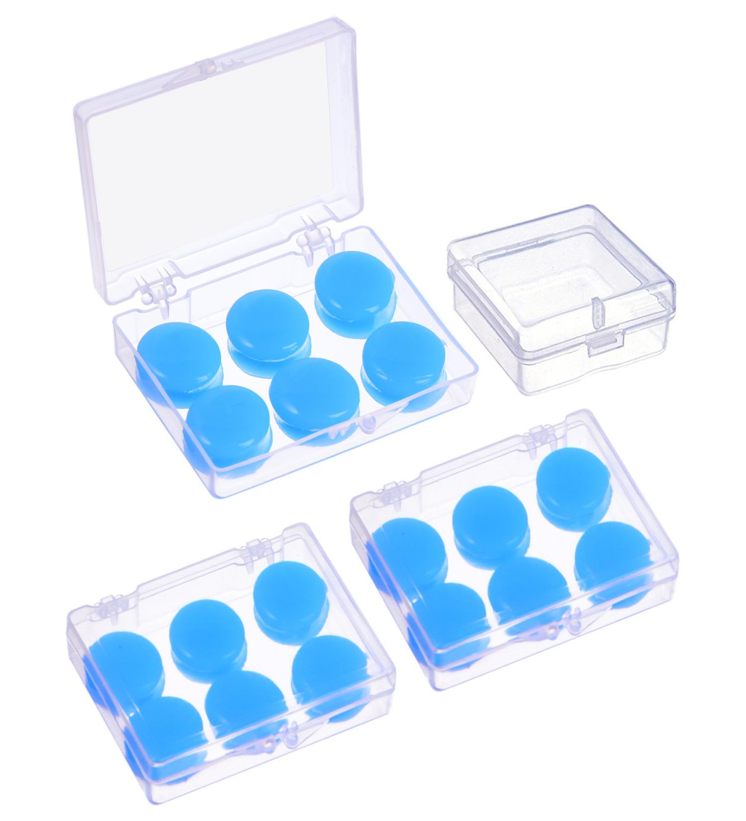 Buy Soft Silicone Putty Earplugs - Moldable Earplugs Set for Sleeping & Swimming (Blue) | International Shipping Available - Buy Online on GoSupps.com
