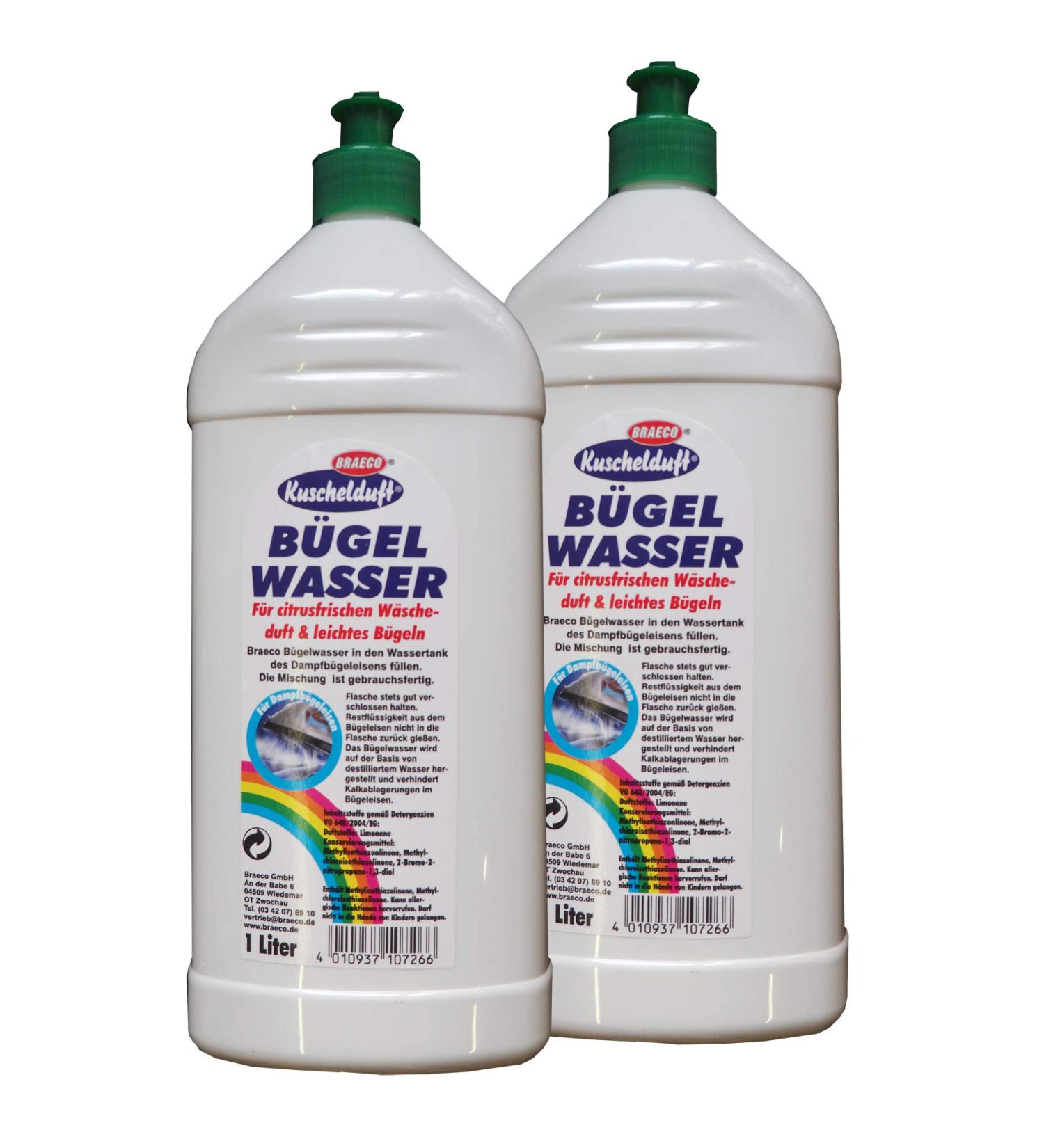 2 x Cuddly scent ironing water citrus freshness 1l laundry water ironing